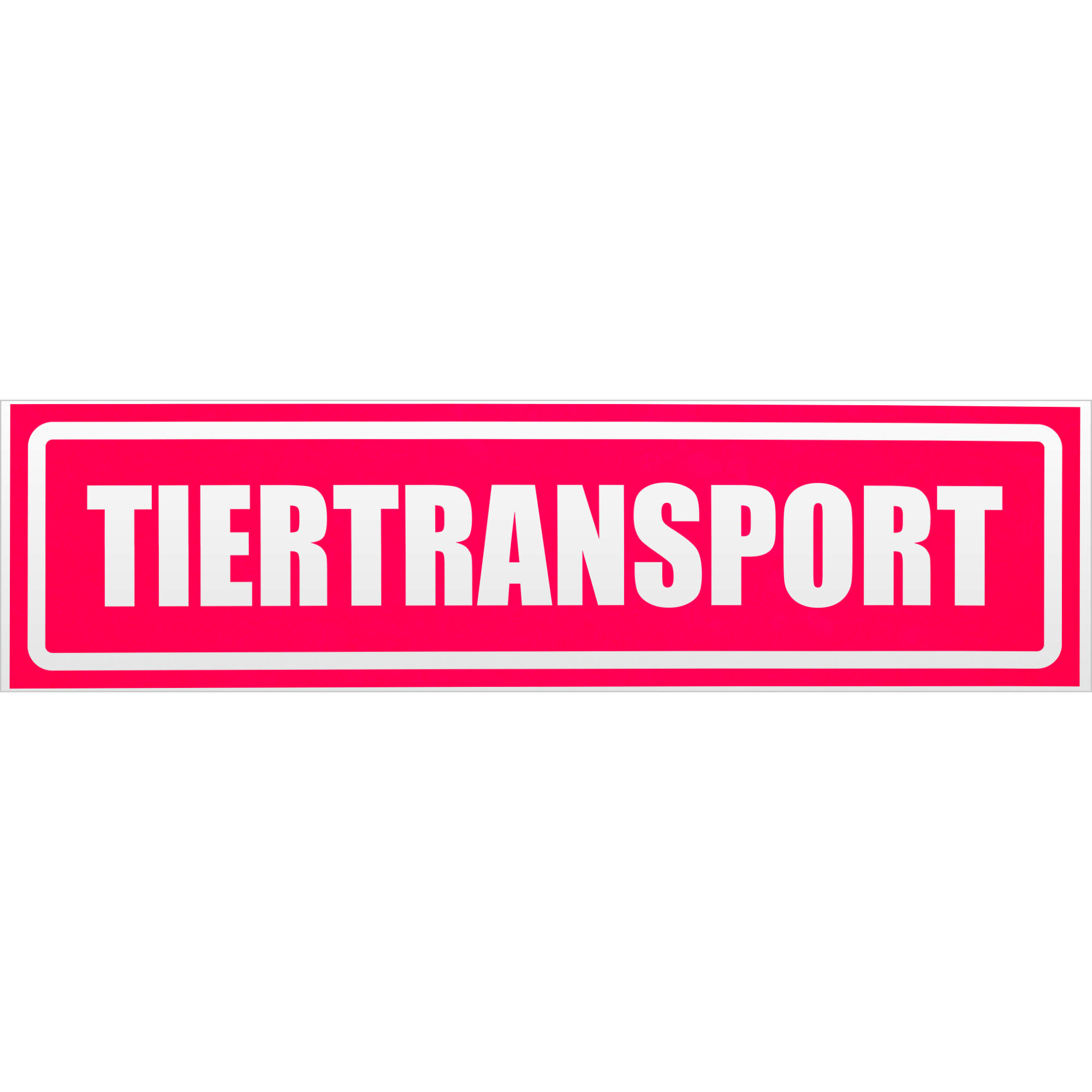 Tiertransport invertiert Magnetschild Schild magnetisch - Picture 18 of 25