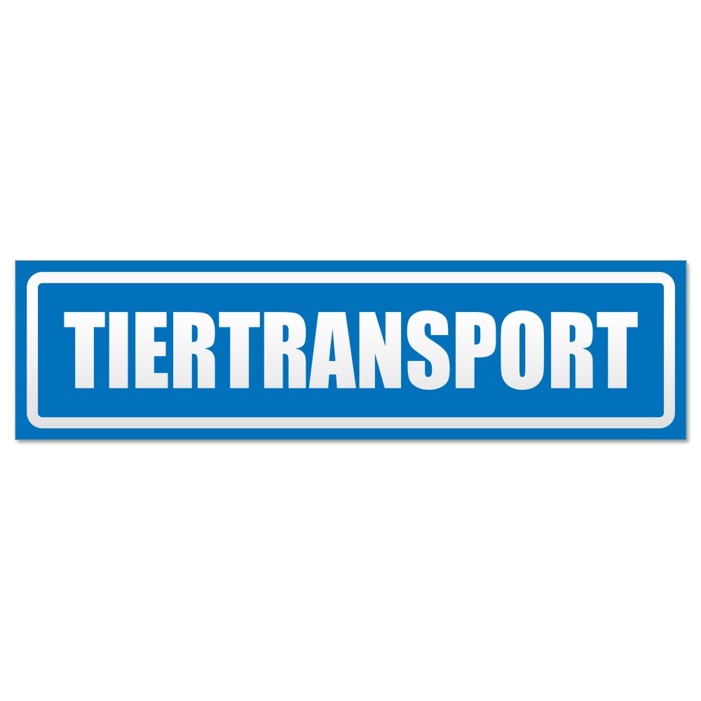 Tiertransport invertiert Magnetschild Schild magnetisch - Picture 6 of 25