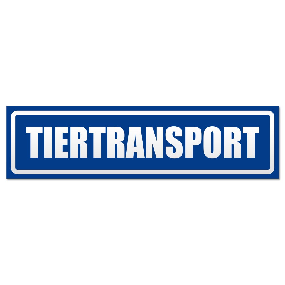 Tiertransport invertiert Magnetschild Schild magnetisch - Picture 10 of 25