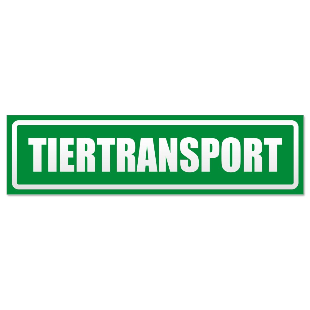 Tiertransport invertiert Magnetschild Schild magnetisch - Picture 15 of 25