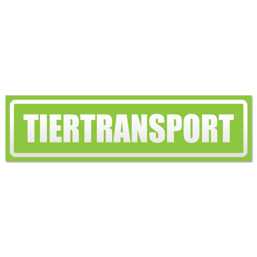 Tiertransport invertiert Magnetschild Schild magnetisch - Picture 8 of 25