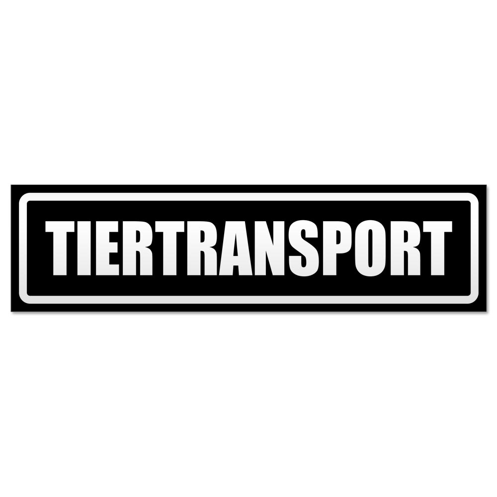 Tiertransport invertiert Magnetschild Schild magnetisch - Picture 9 of 25