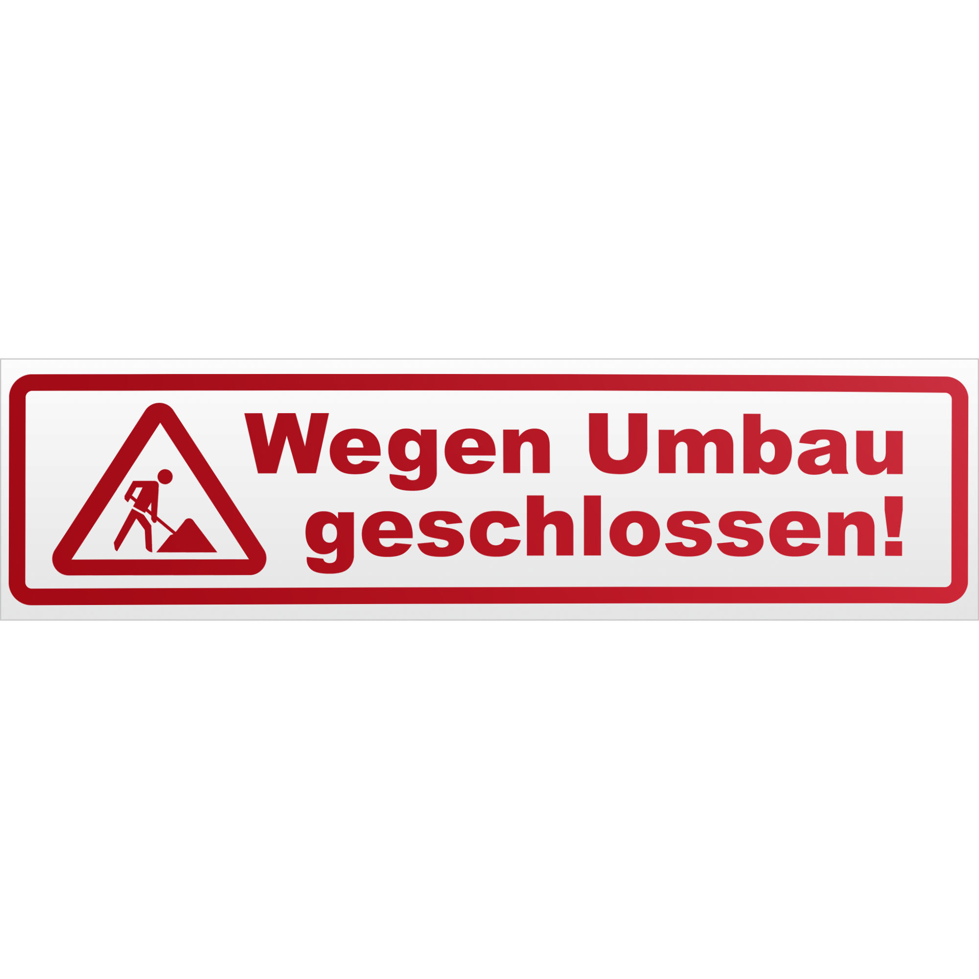 Wegen Umbau geschlossen Magnetschild Schild magnetisch - Picture 22 of 25