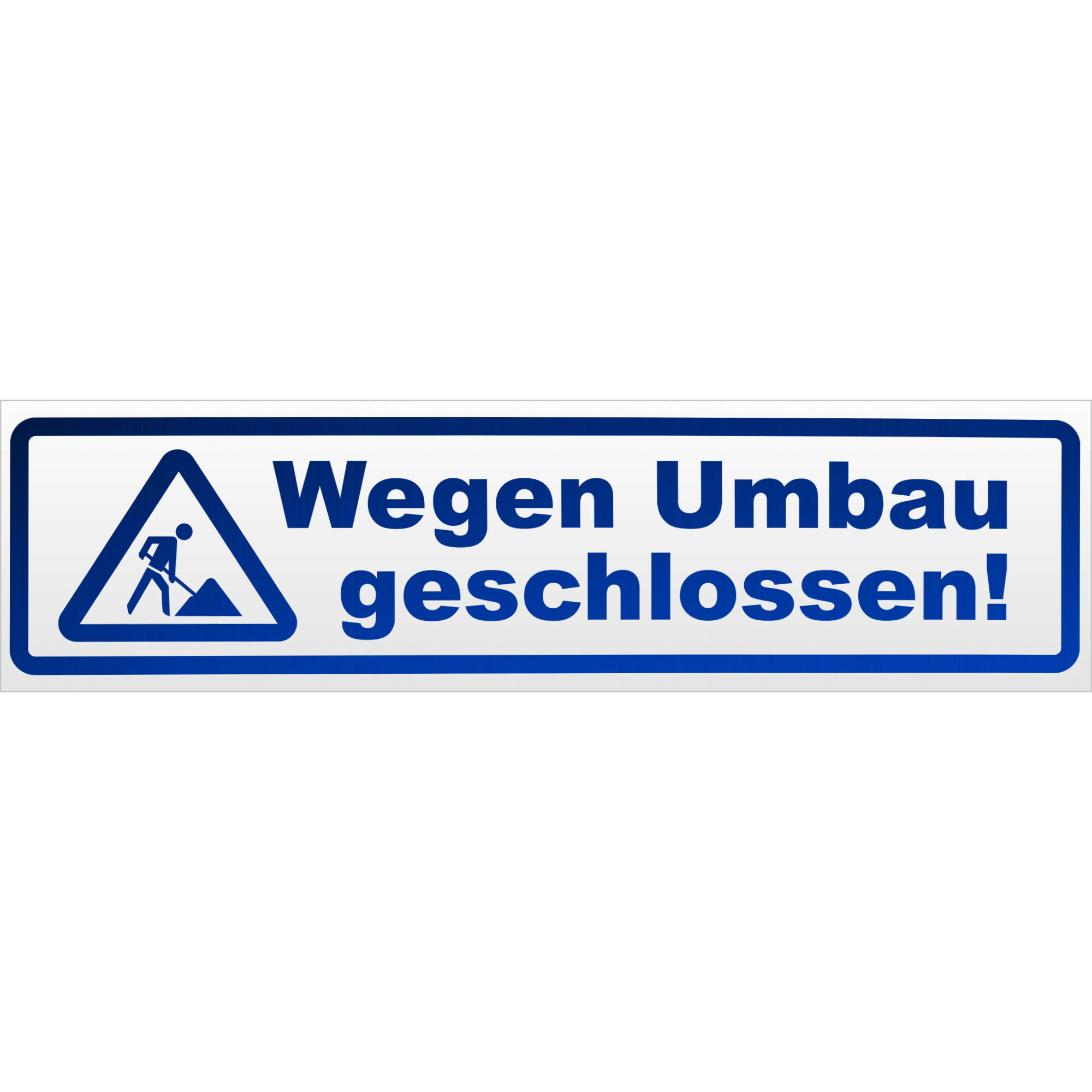 Wegen Umbau geschlossen Magnetschild Schild magnetisch - Picture 24 of 25