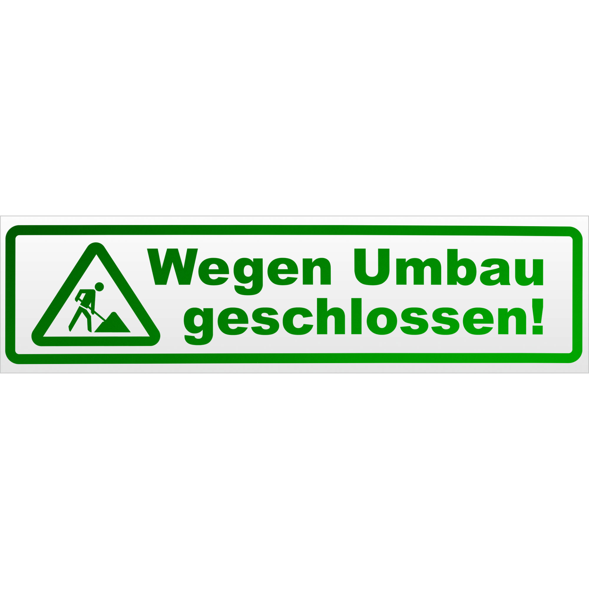 Wegen Umbau geschlossen Magnetschild Schild magnetisch - Picture 23 of 25