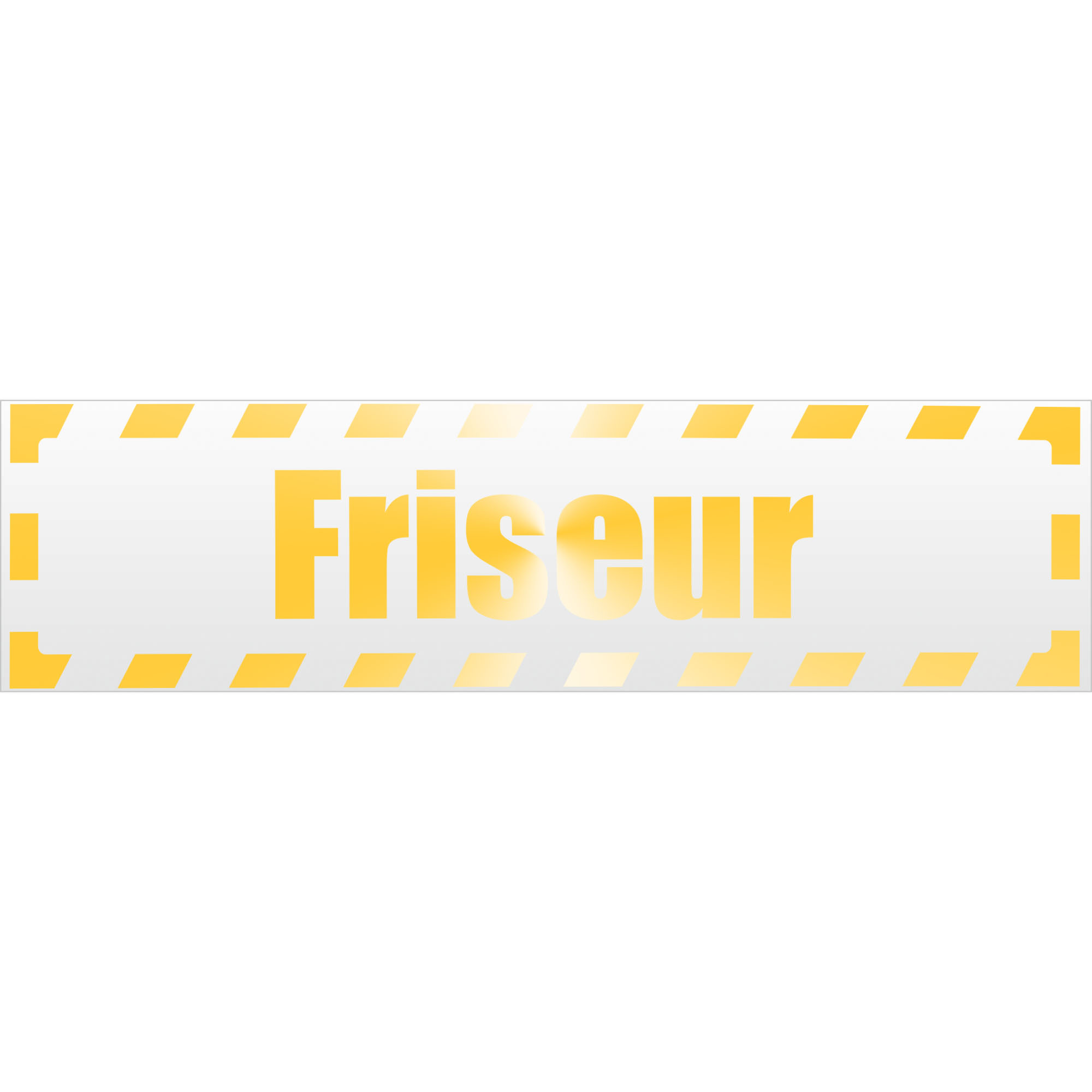 Friseur gestreift Magnetschild Schild magnetisch - Picture 21 of 25