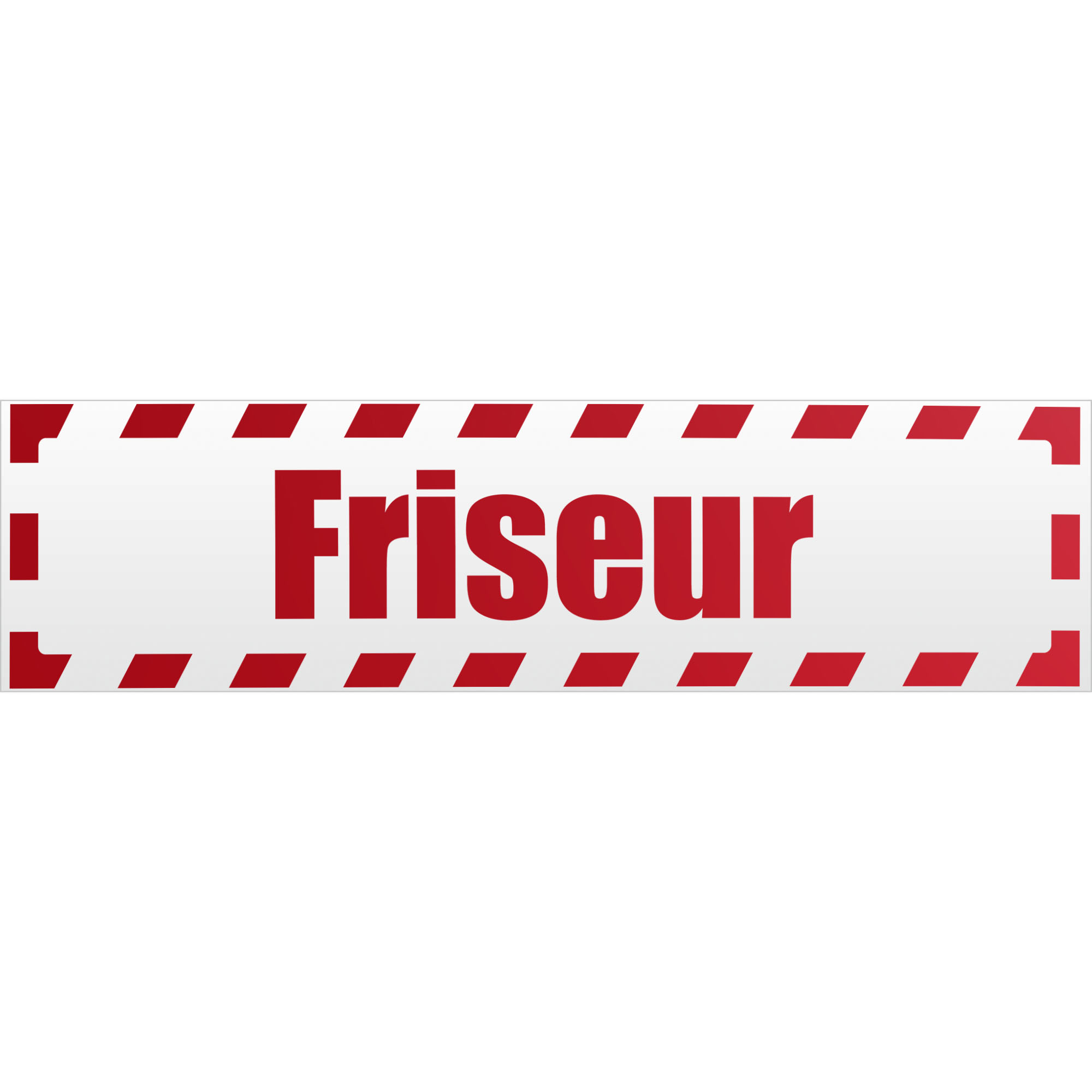 Friseur gestreift Magnetschild Schild magnetisch - Picture 22 of 25