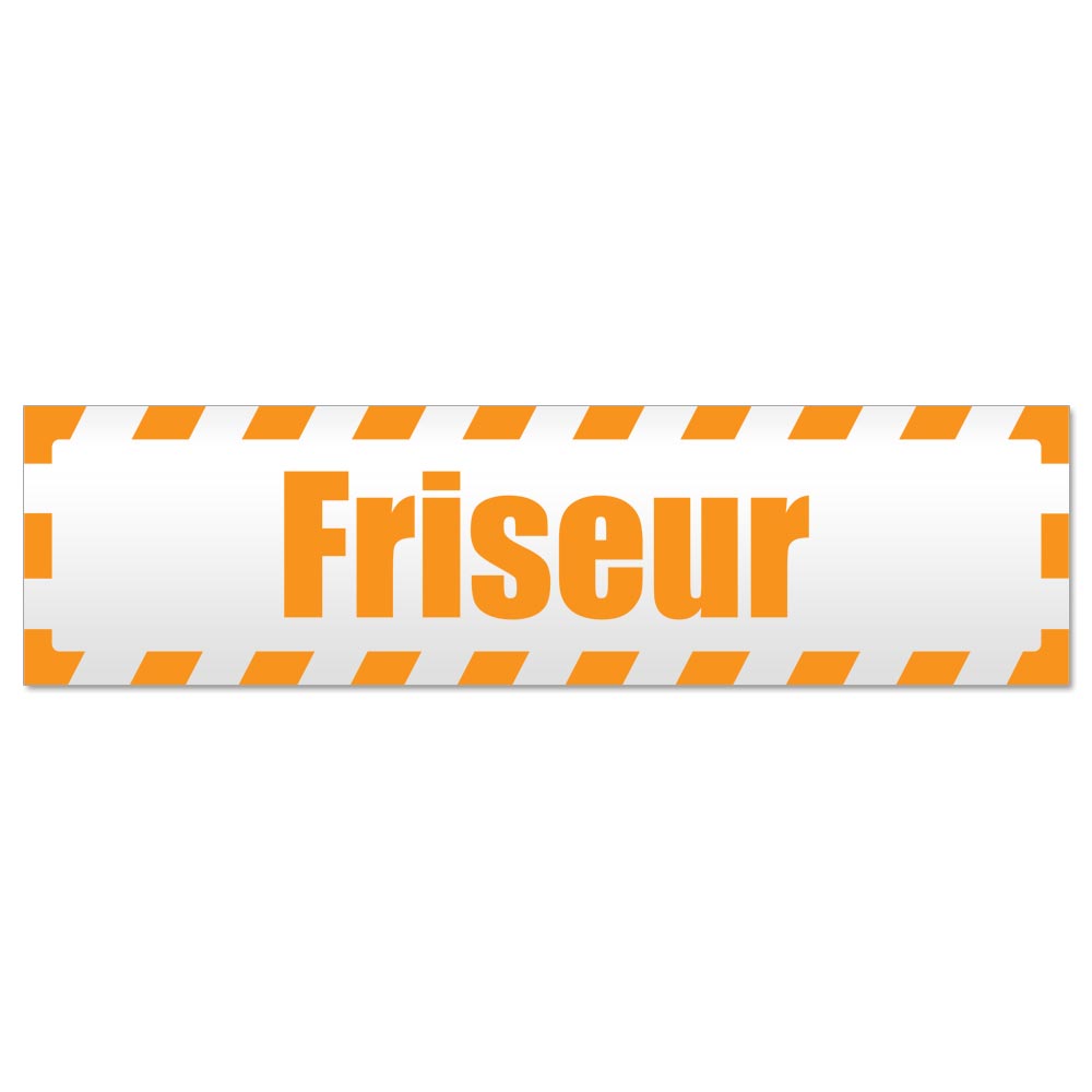 Friseur gestreift Magnetschild Schild magnetisch - Picture 14 of 25