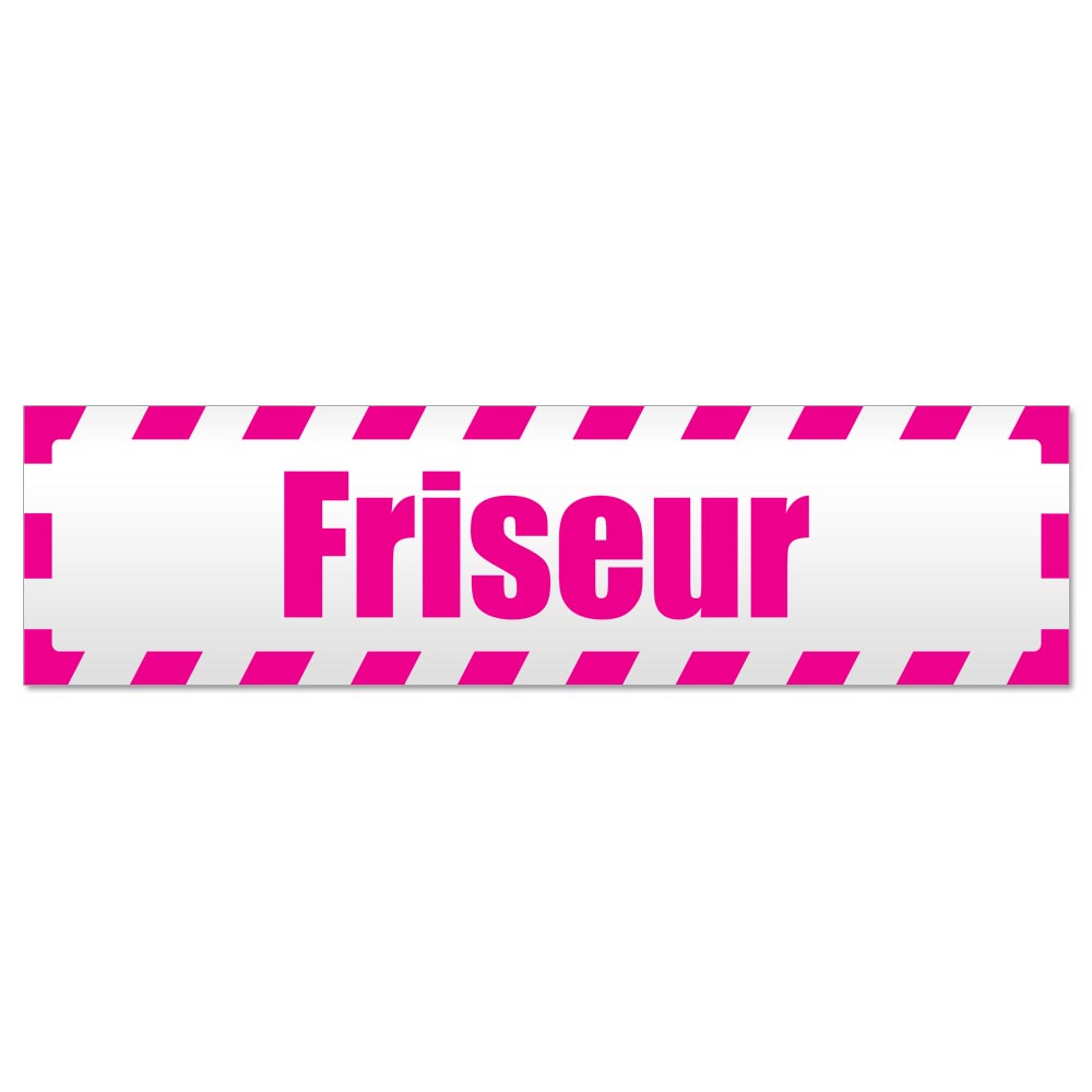 Friseur gestreift Magnetschild Schild magnetisch - Picture 13 of 25