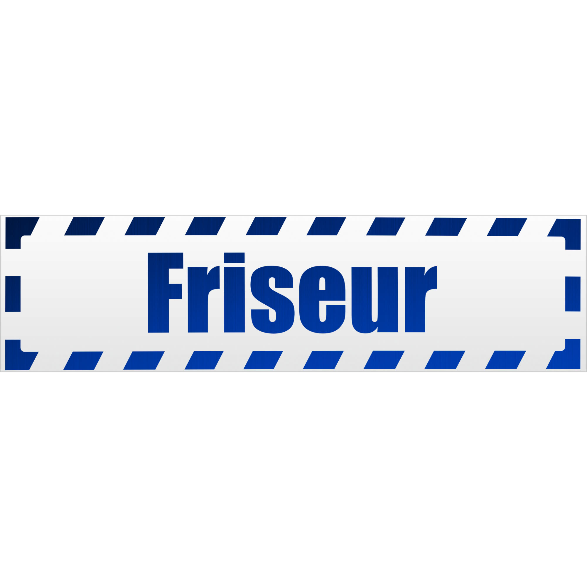 Friseur gestreift Magnetschild Schild magnetisch - Picture 24 of 25