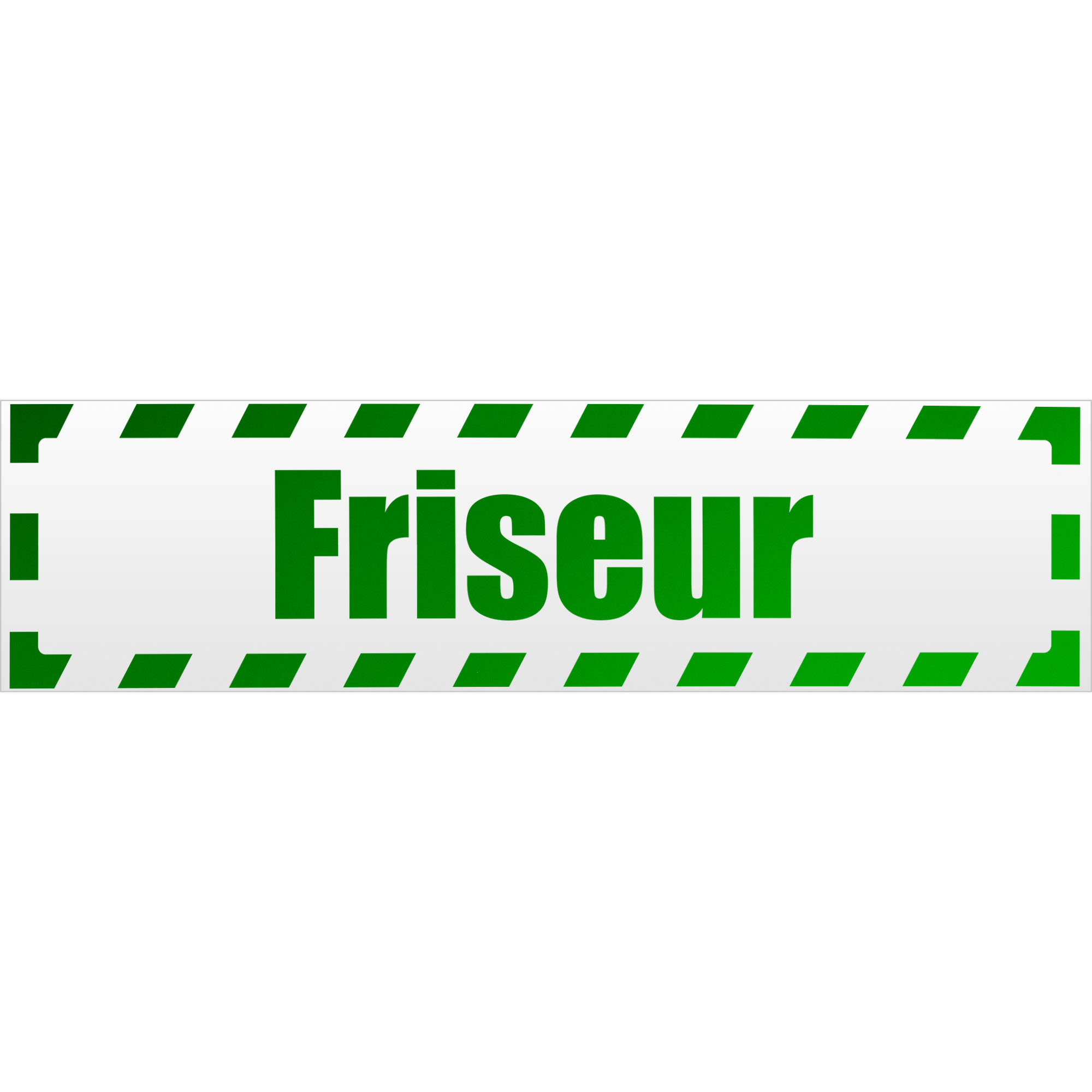 Friseur gestreift Magnetschild Schild magnetisch - Picture 23 of 25
