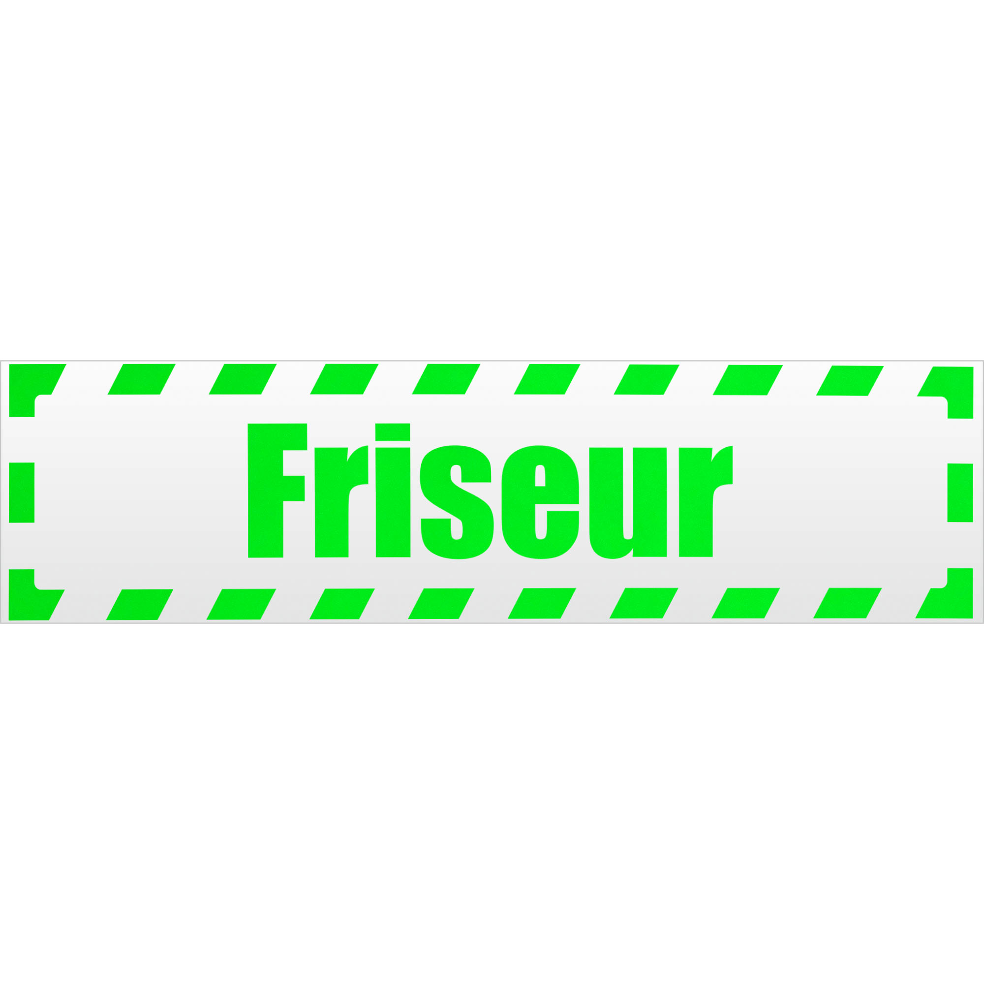 Friseur gestreift Magnetschild Schild magnetisch - Picture 19 of 25