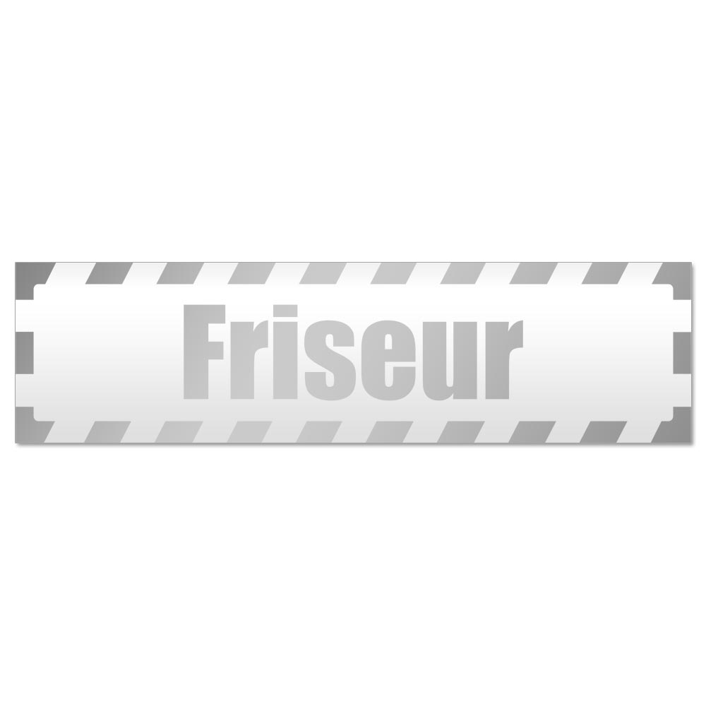 Friseur gestreift Magnetschild Schild magnetisch - Picture 11 of 25