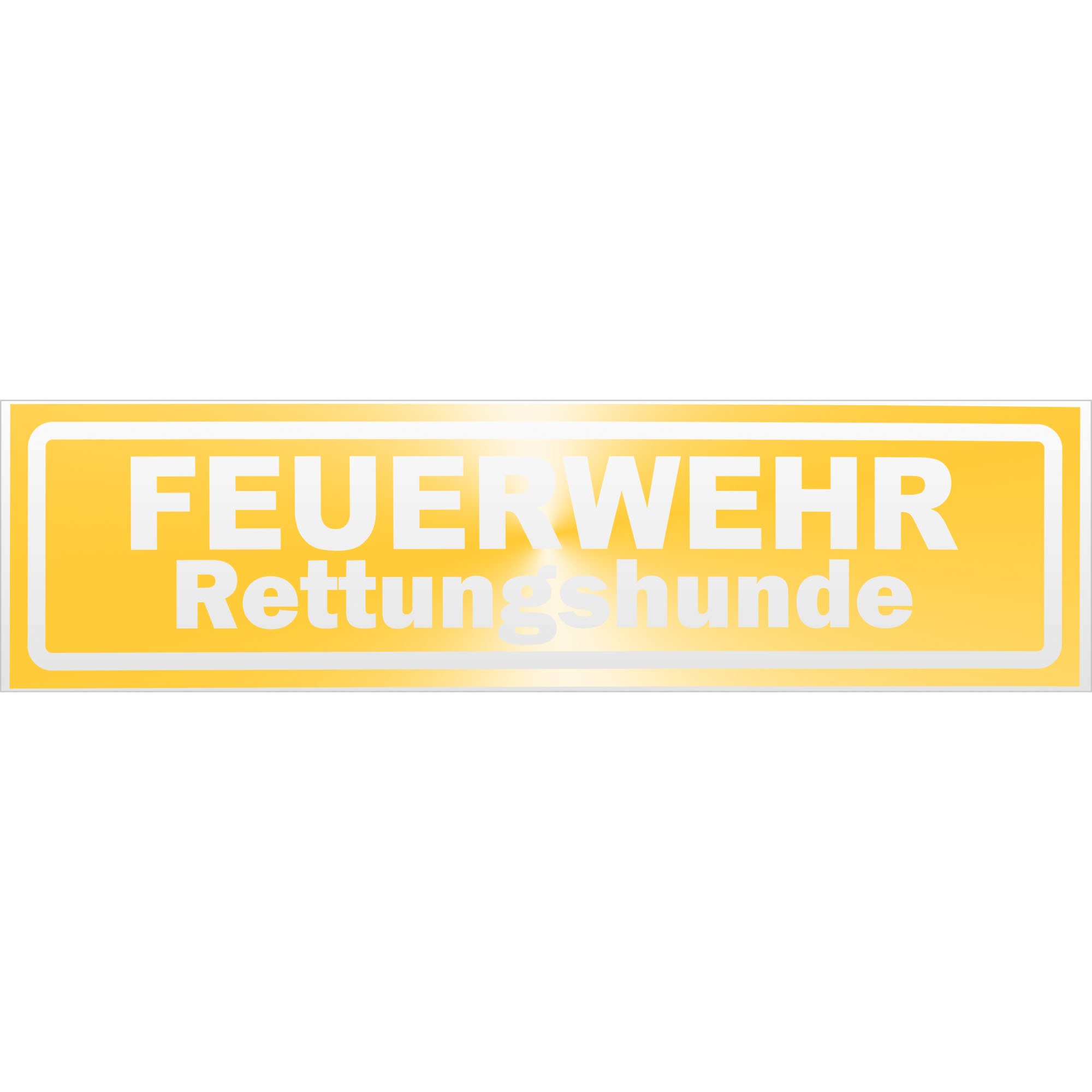 Feuerwehr Rettungshunde invertiert Magnetschild Schild magnetisch - Picture 9 of 25