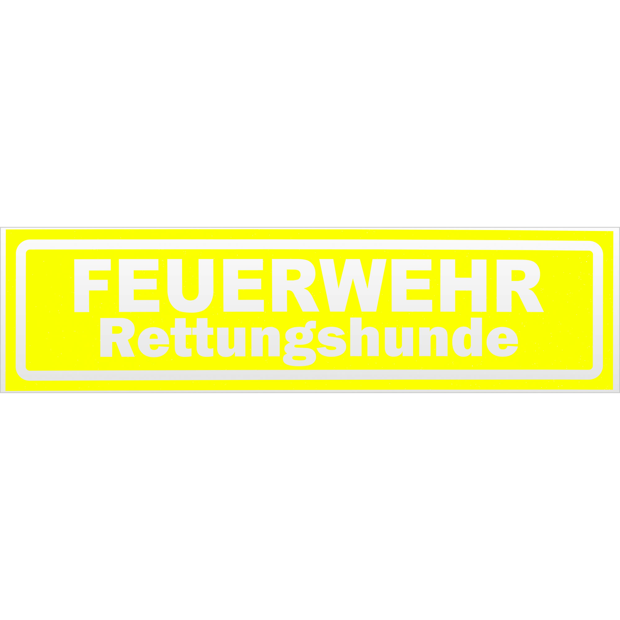 Feuerwehr Rettungshunde invertiert Magnetschild Schild magnetisch - Picture 14 of 25