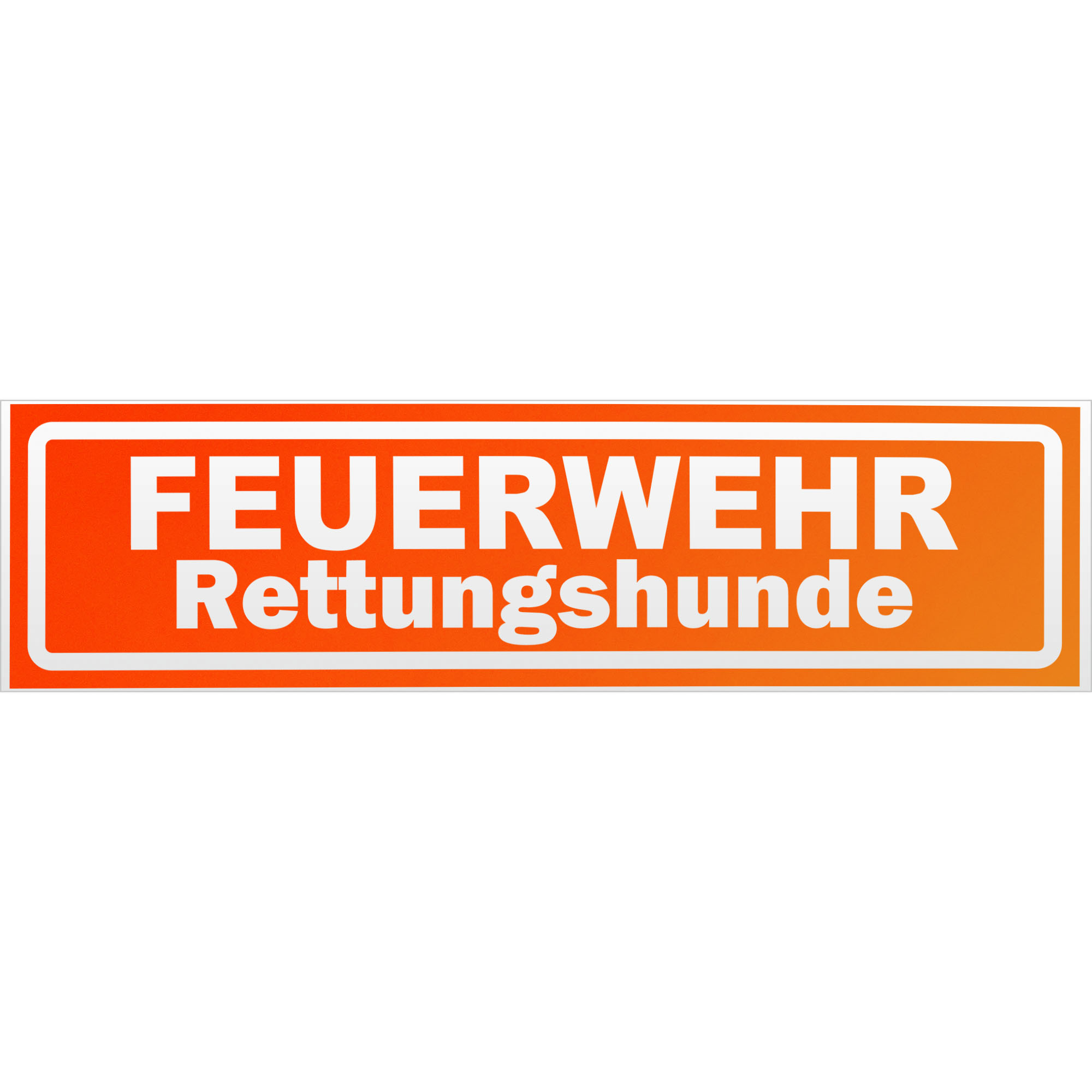 Feuerwehr Rettungshunde invertiert Magnetschild Schild magnetisch - Picture 16 of 25