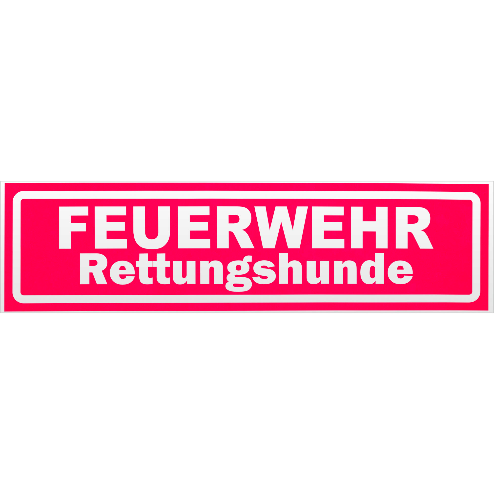 Feuerwehr Rettungshunde invertiert Magnetschild Schild magnetisch - Picture 17 of 25