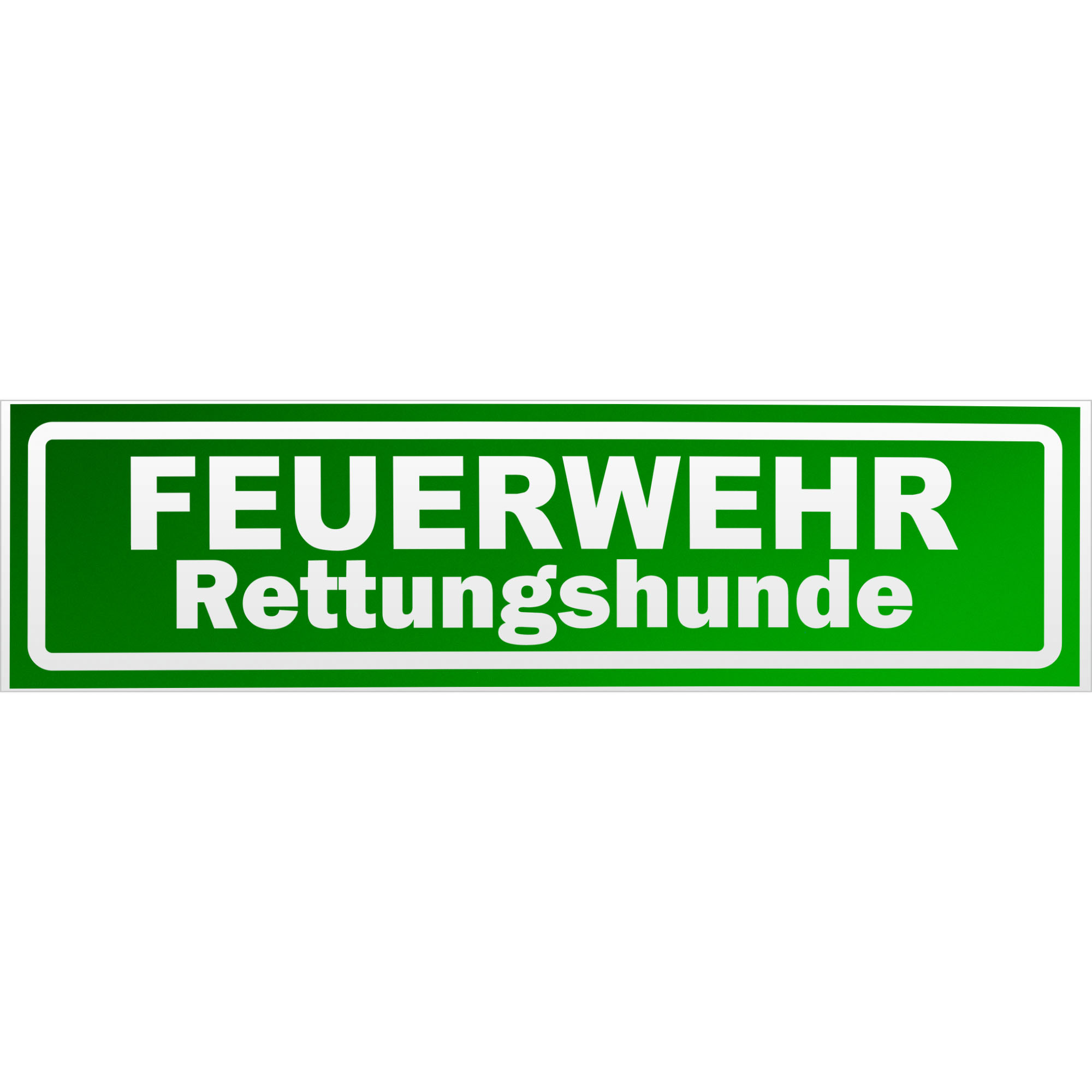 Feuerwehr Rettungshunde invertiert Magnetschild Schild magnetisch - Picture 12 of 25
