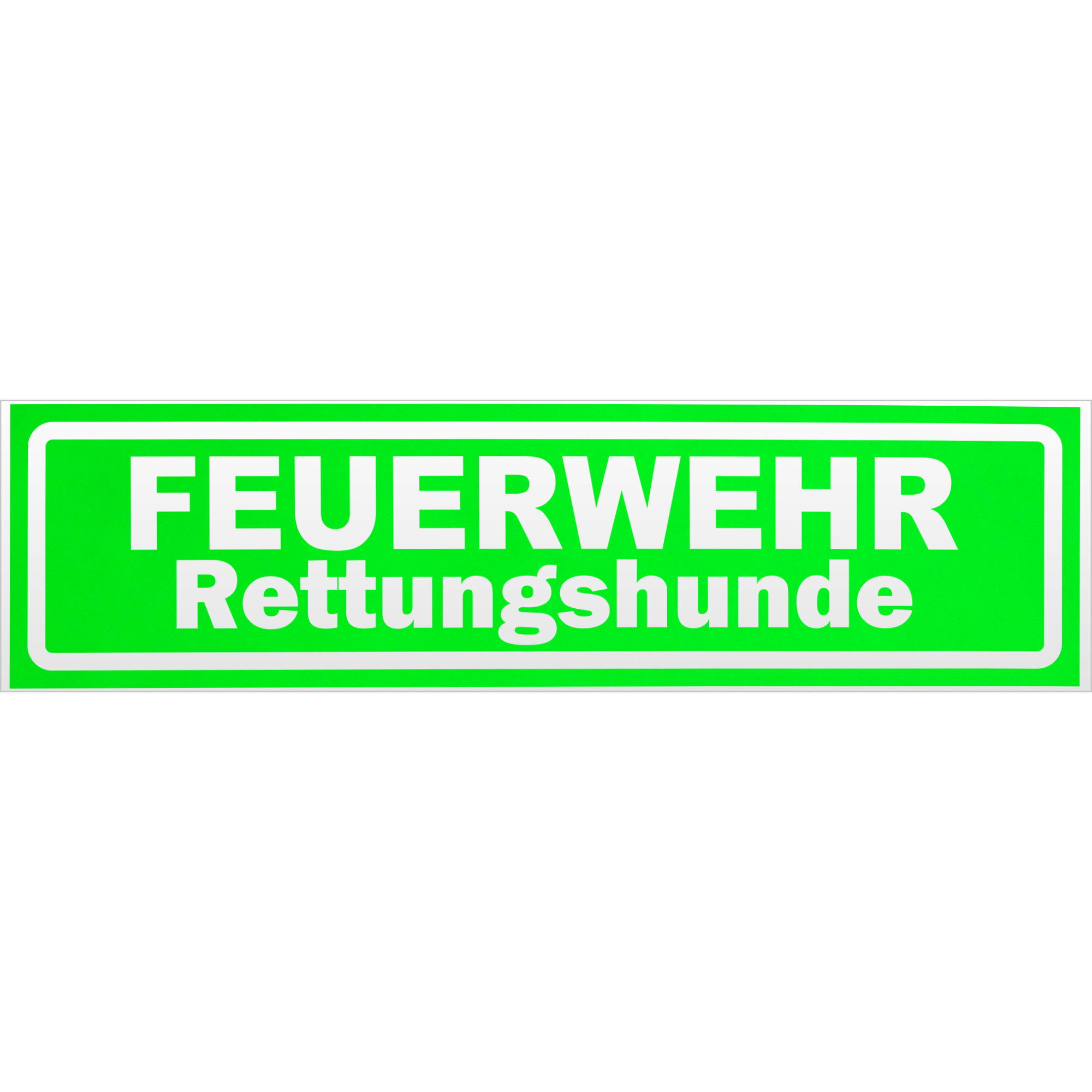 Feuerwehr Rettungshunde invertiert Magnetschild Schild magnetisch - Picture 15 of 25