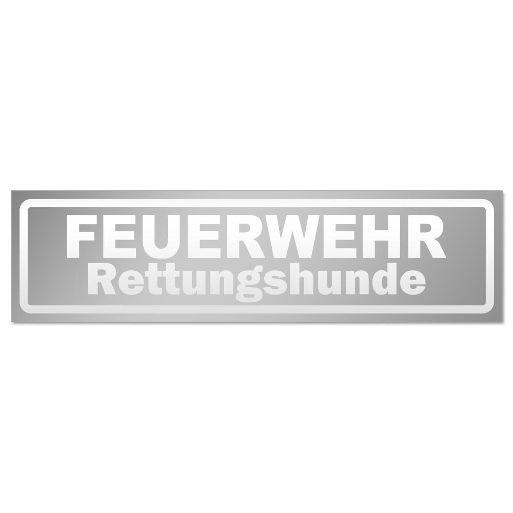 Feuerwehr Rettungshunde invertiert Magnetschild Schild magnetisch - Picture 24 of 25