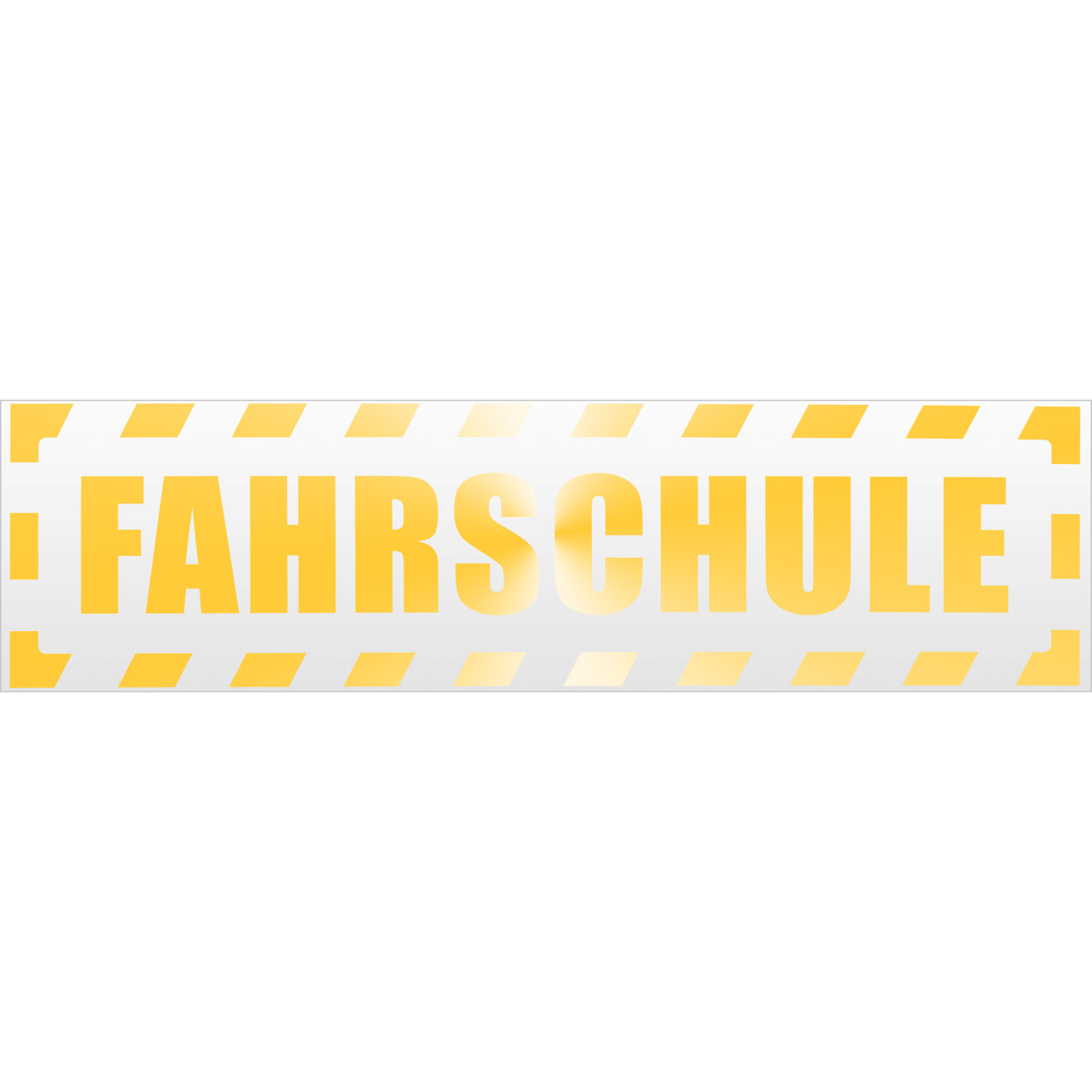 Fahrschule gestreift Magnetschild Schild magnetisch - Picture 21 of 25