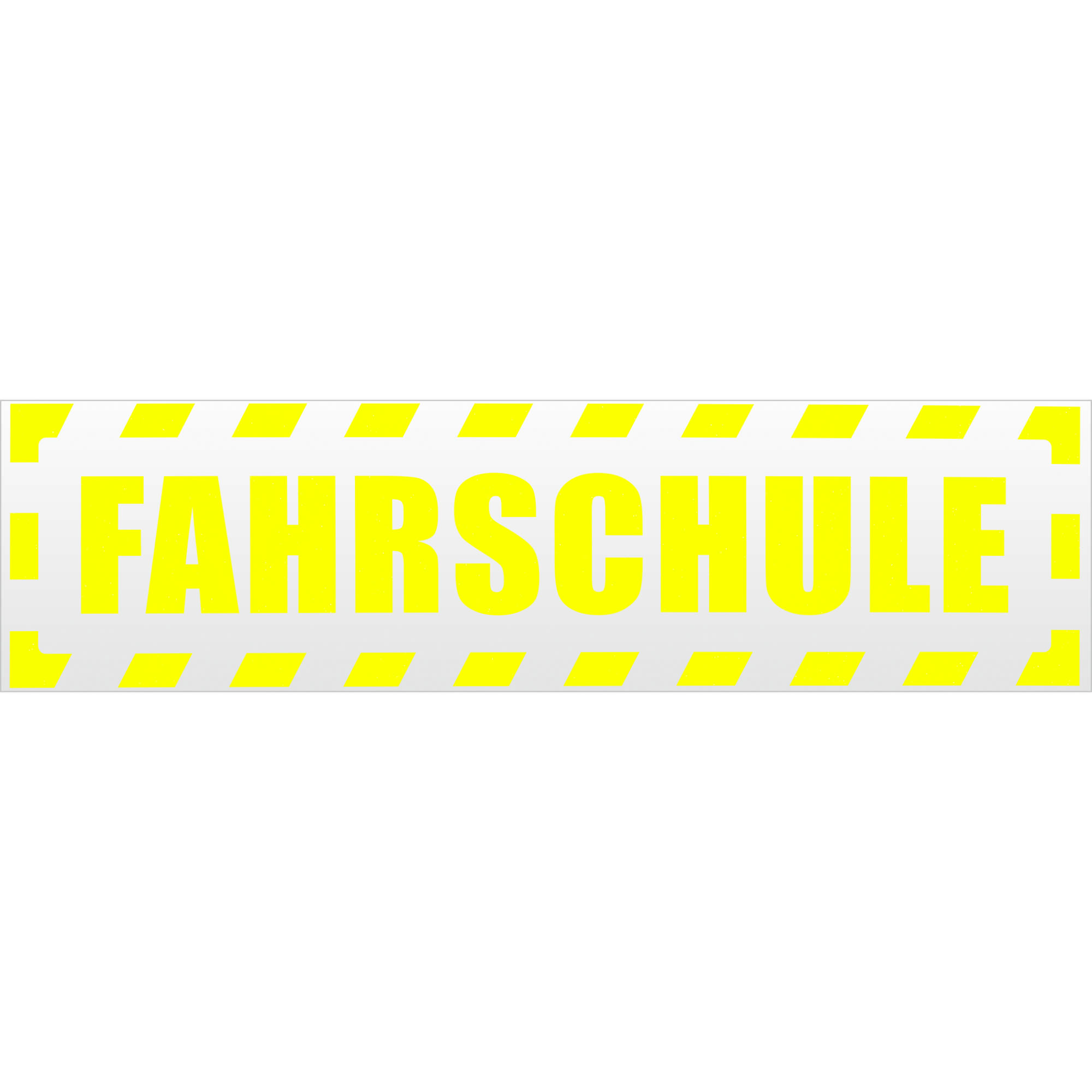 Fahrschule gestreift Magnetschild Schild magnetisch - Picture 16 of 25