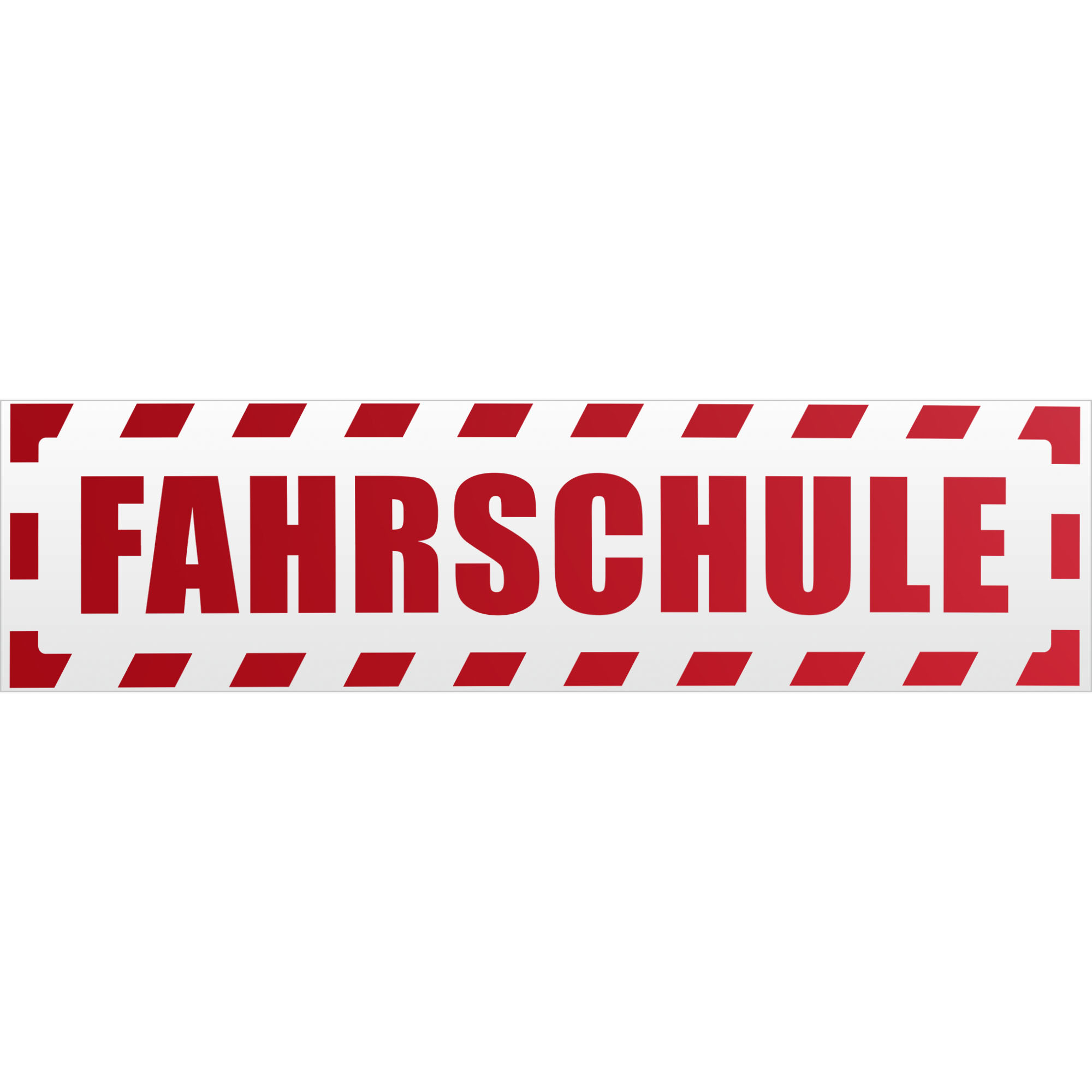 Fahrschule gestreift Magnetschild Schild magnetisch - Picture 22 of 25