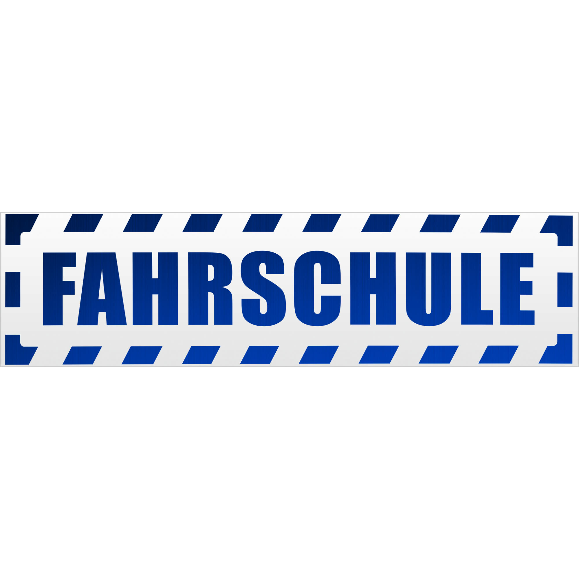 Fahrschule gestreift Magnetschild Schild magnetisch - Picture 24 of 25