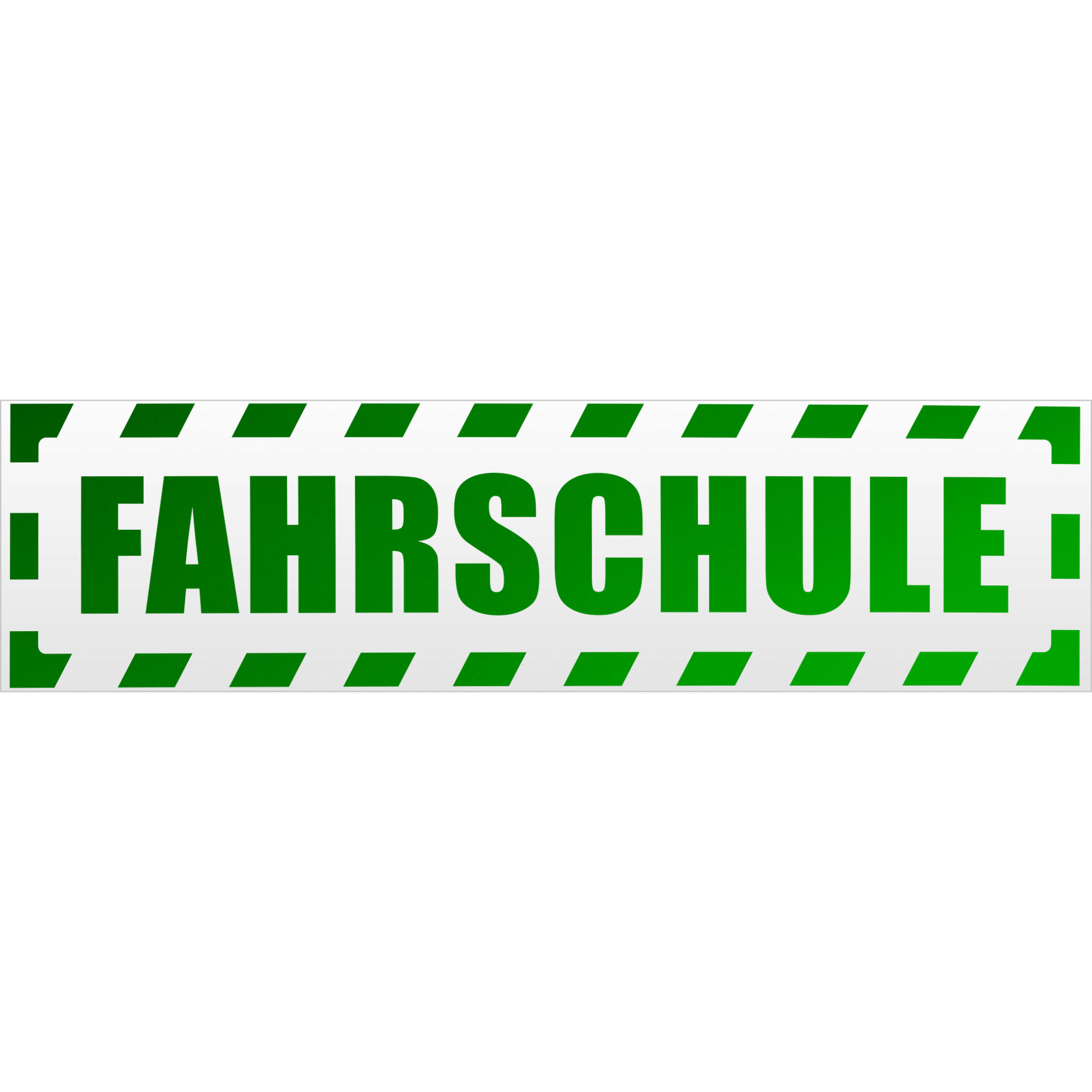 Fahrschule gestreift Magnetschild Schild magnetisch - Picture 23 of 25