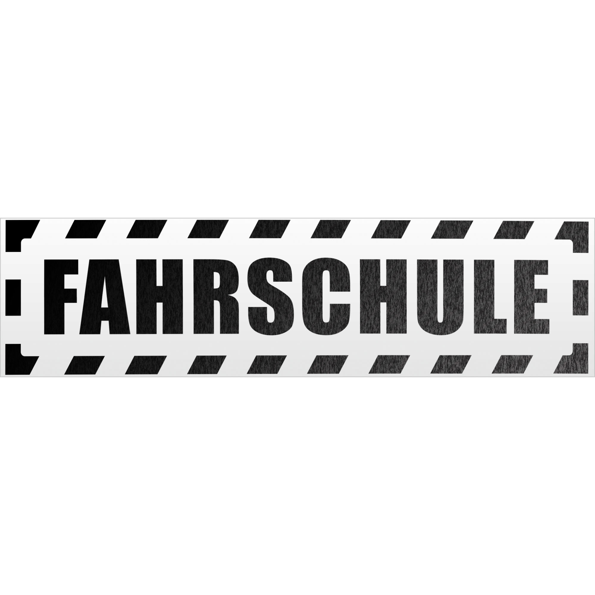 Fahrschule gestreift Magnetschild Schild magnetisch - Picture 25 of 25