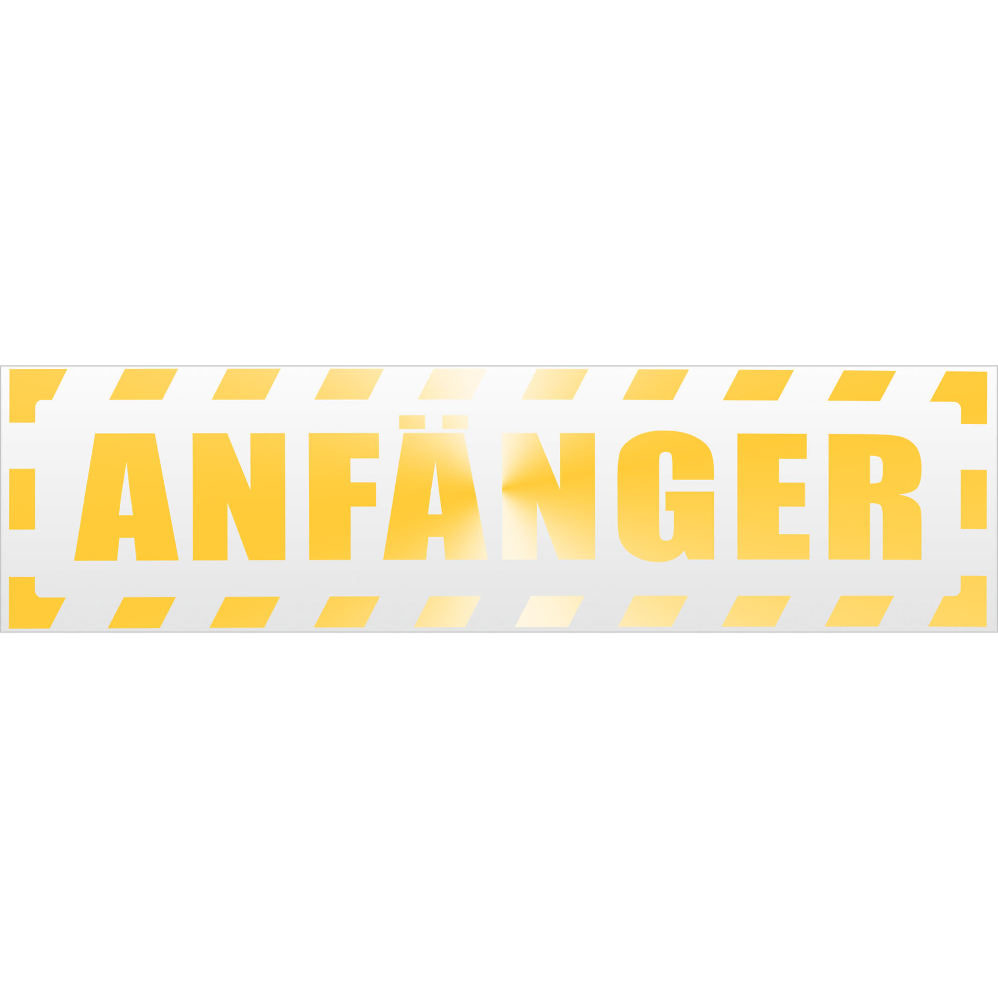 Anfänger gestreift Magnetschild Schild magnetisch - Picture 21 of 25