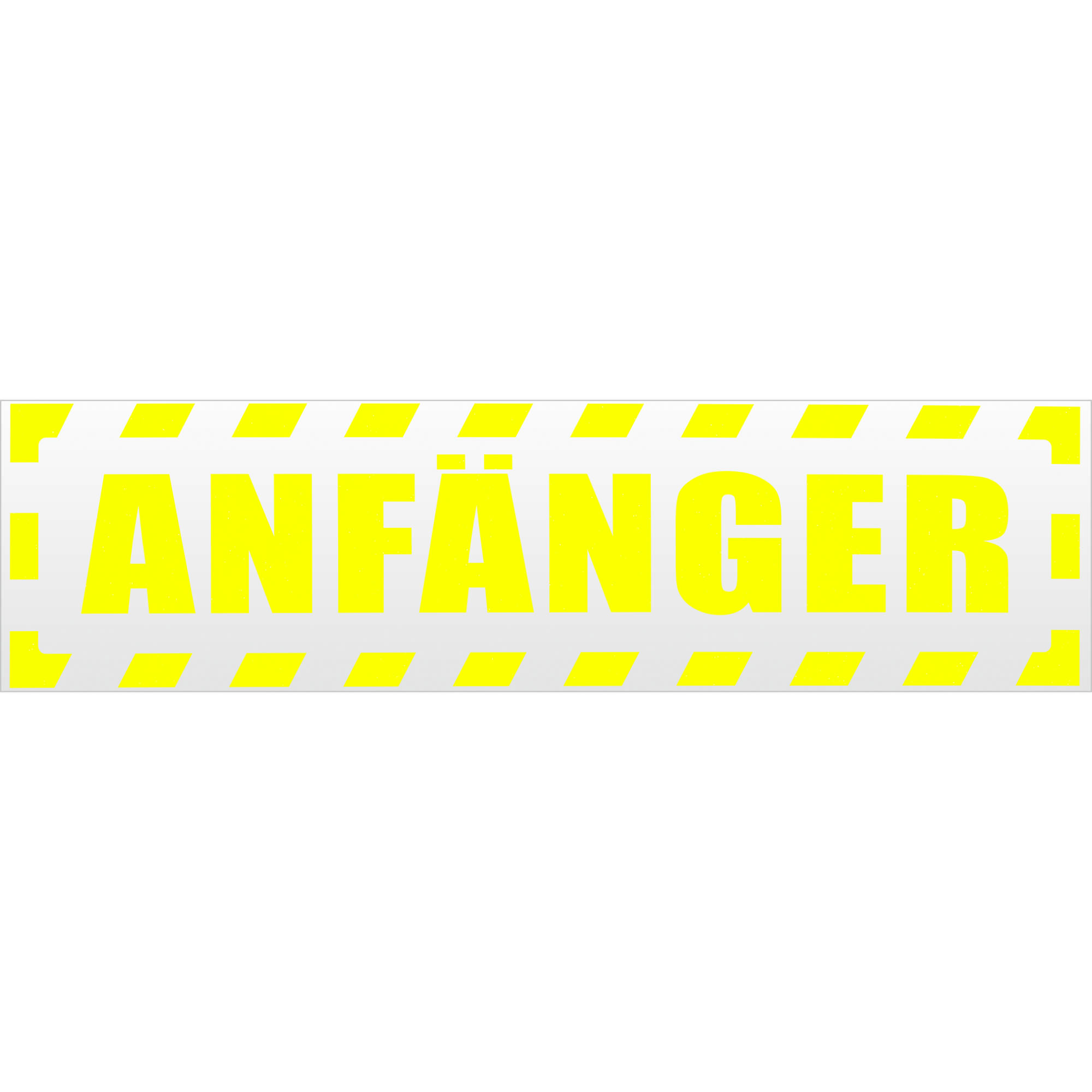 Anfänger gestreift Magnetschild Schild magnetisch - Picture 16 of 25