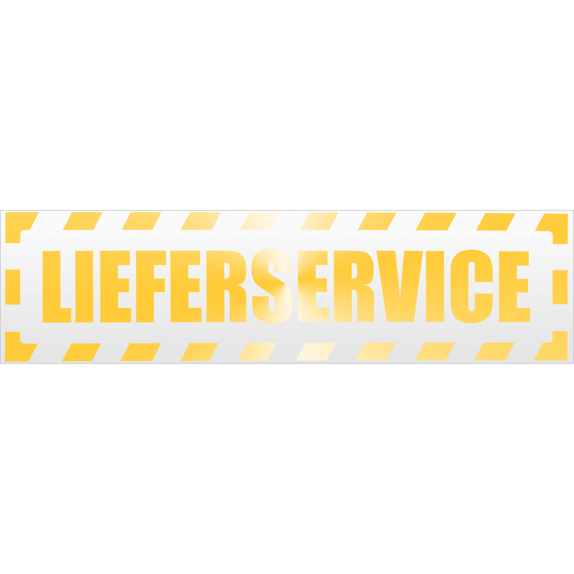 Lieferservice gestreift Magnetschild Schild magnetisch - Picture 21 of 25