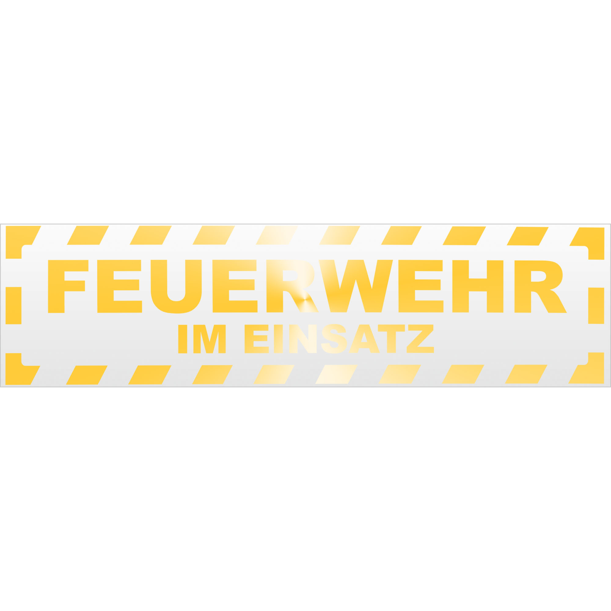 Feuerwehr im Einsatz gestreift Magnetschild Schild magnetisch - Picture 21 of 25