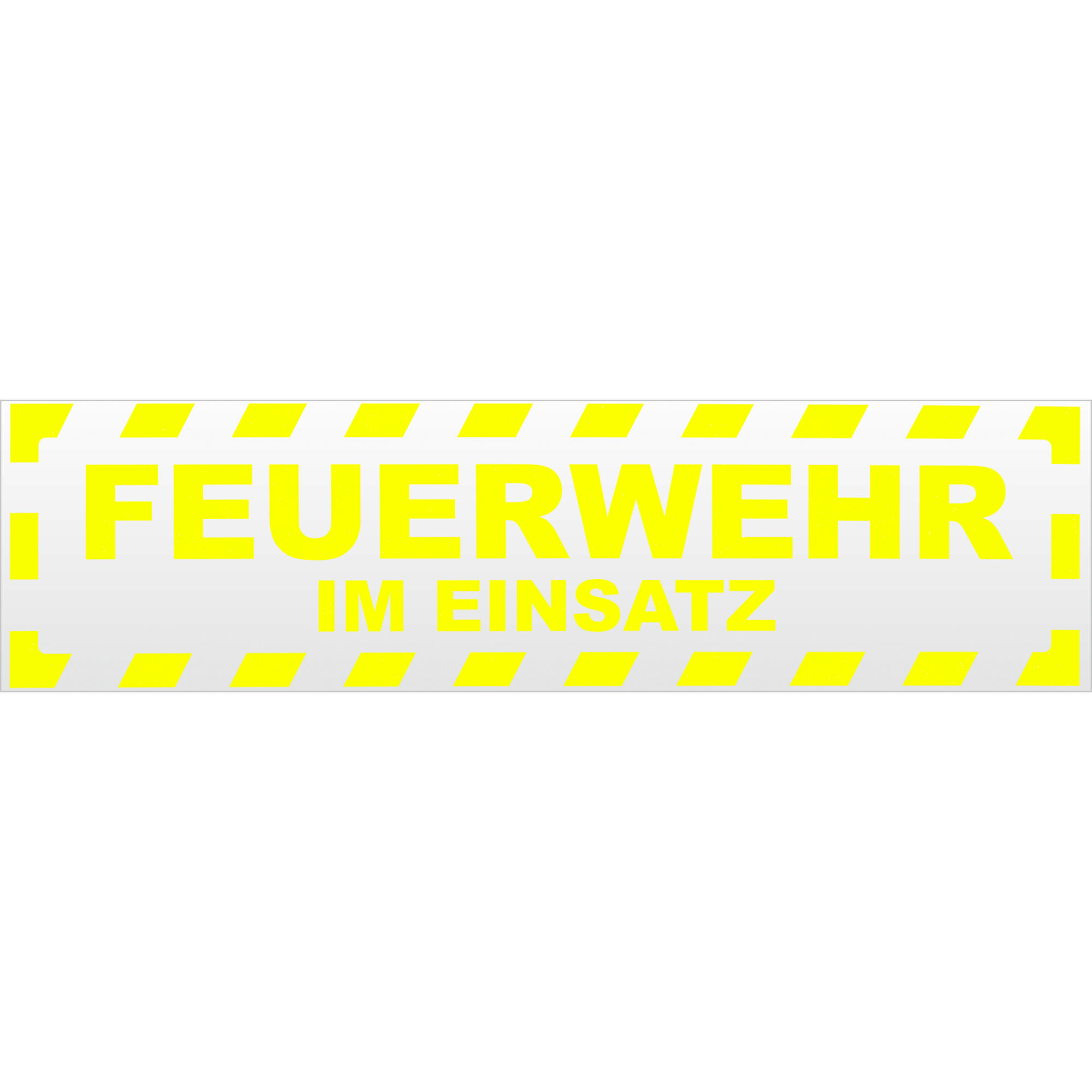 Feuerwehr im Einsatz gestreift Magnetschild Schild magnetisch - Picture 16 of 25