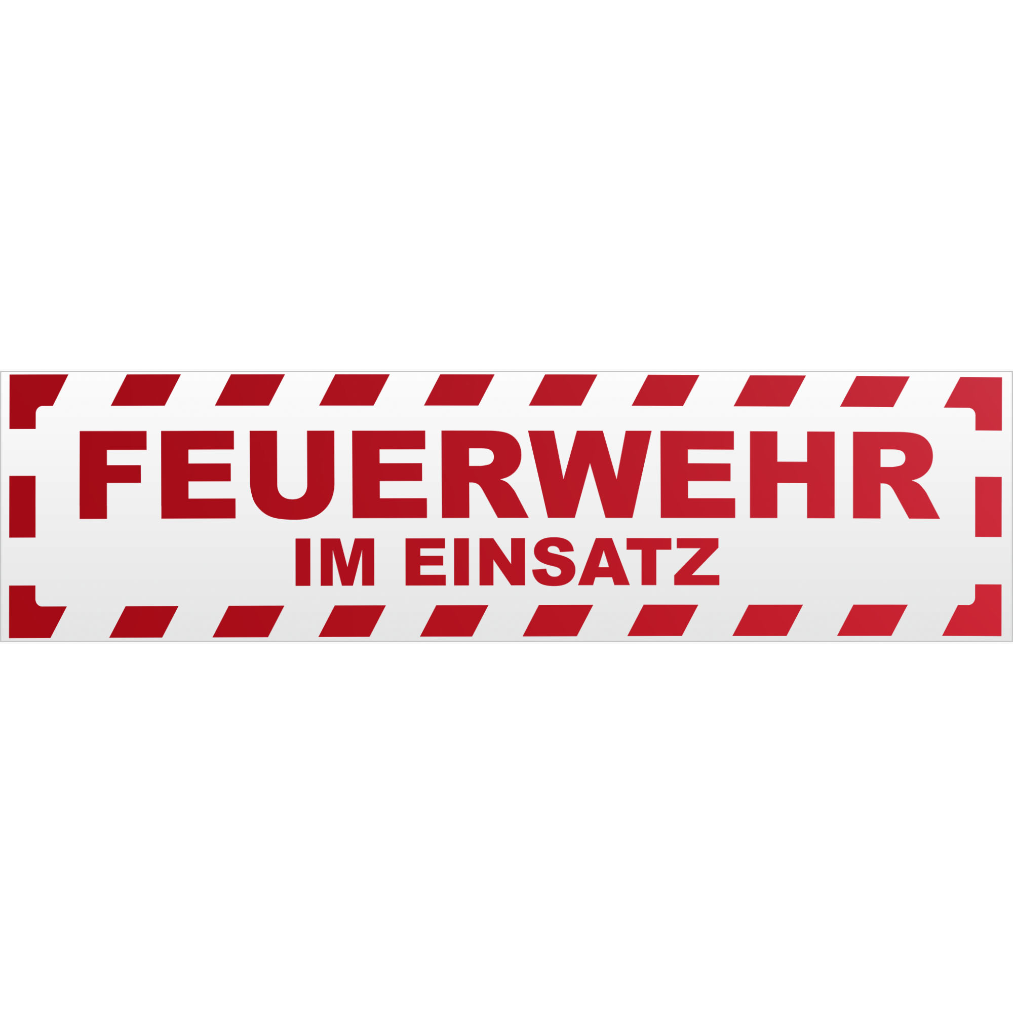 Feuerwehr im Einsatz gestreift Magnetschild Schild magnetisch - Picture 22 of 25