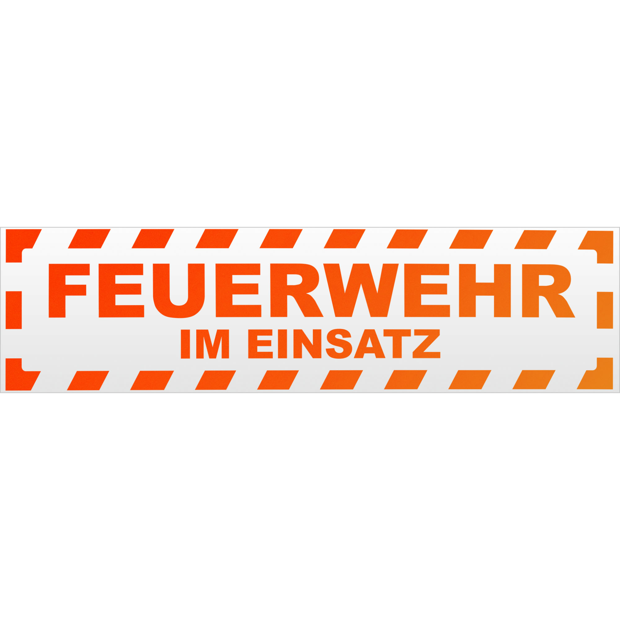 Feuerwehr im Einsatz gestreift Magnetschild Schild magnetisch - Picture 17 of 25