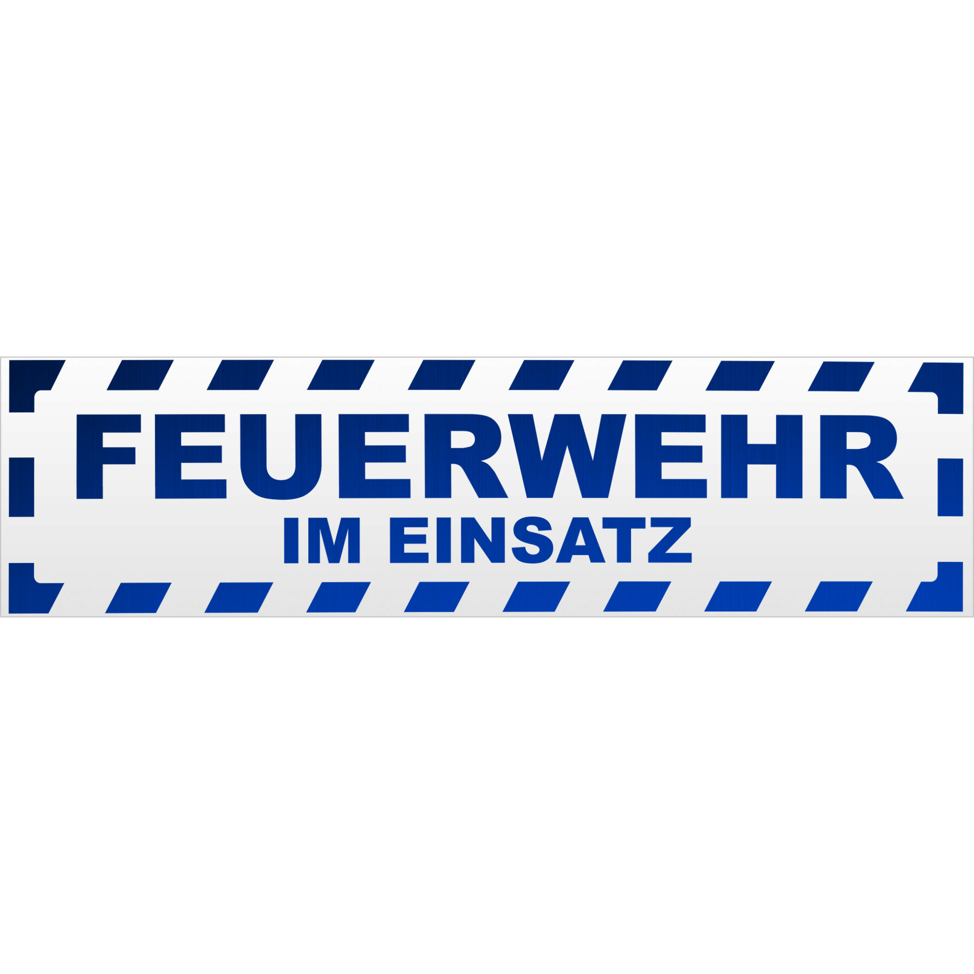 Feuerwehr im Einsatz gestreift Magnetschild Schild magnetisch - Picture 24 of 25