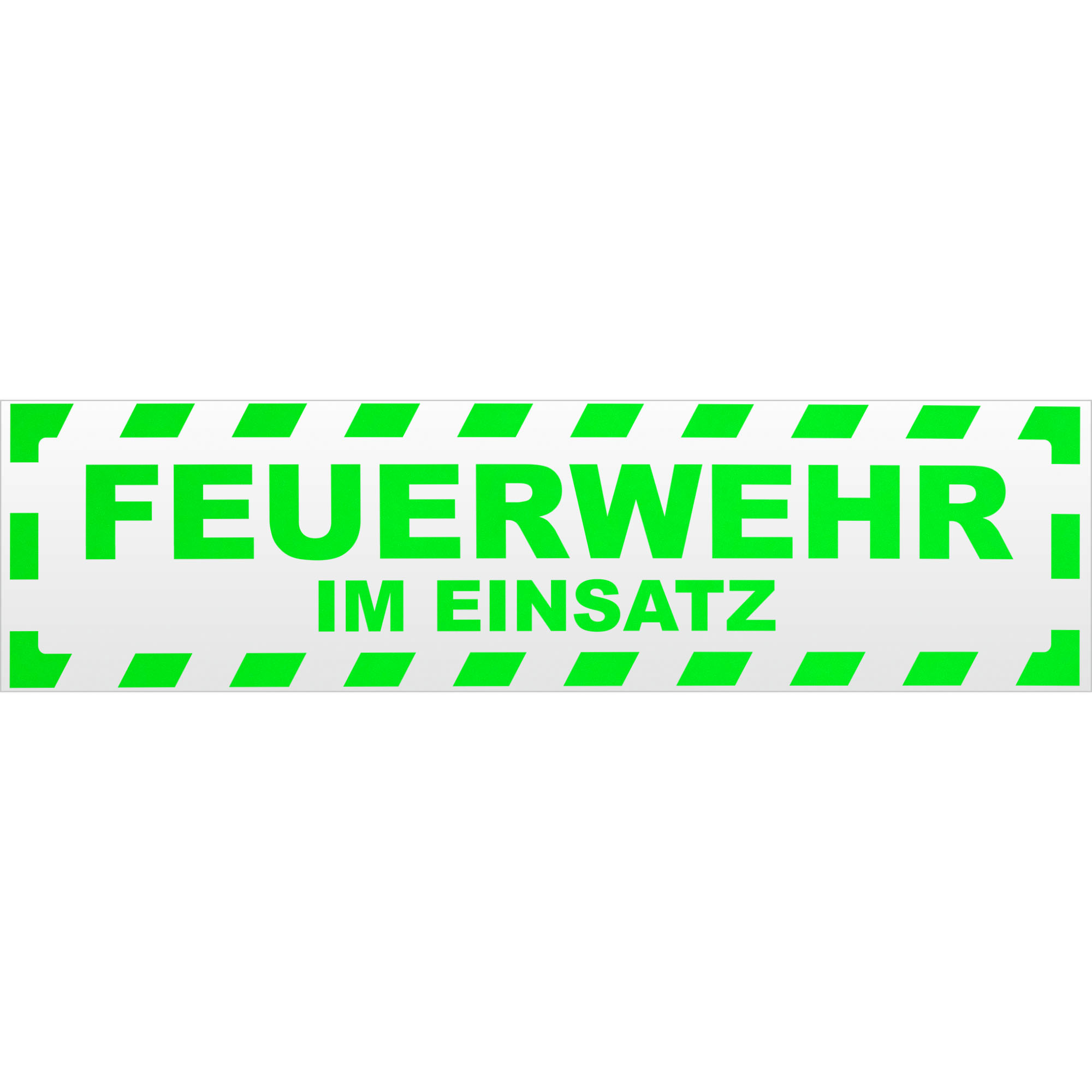 Feuerwehr im Einsatz gestreift Magnetschild Schild magnetisch - Picture 19 of 25
