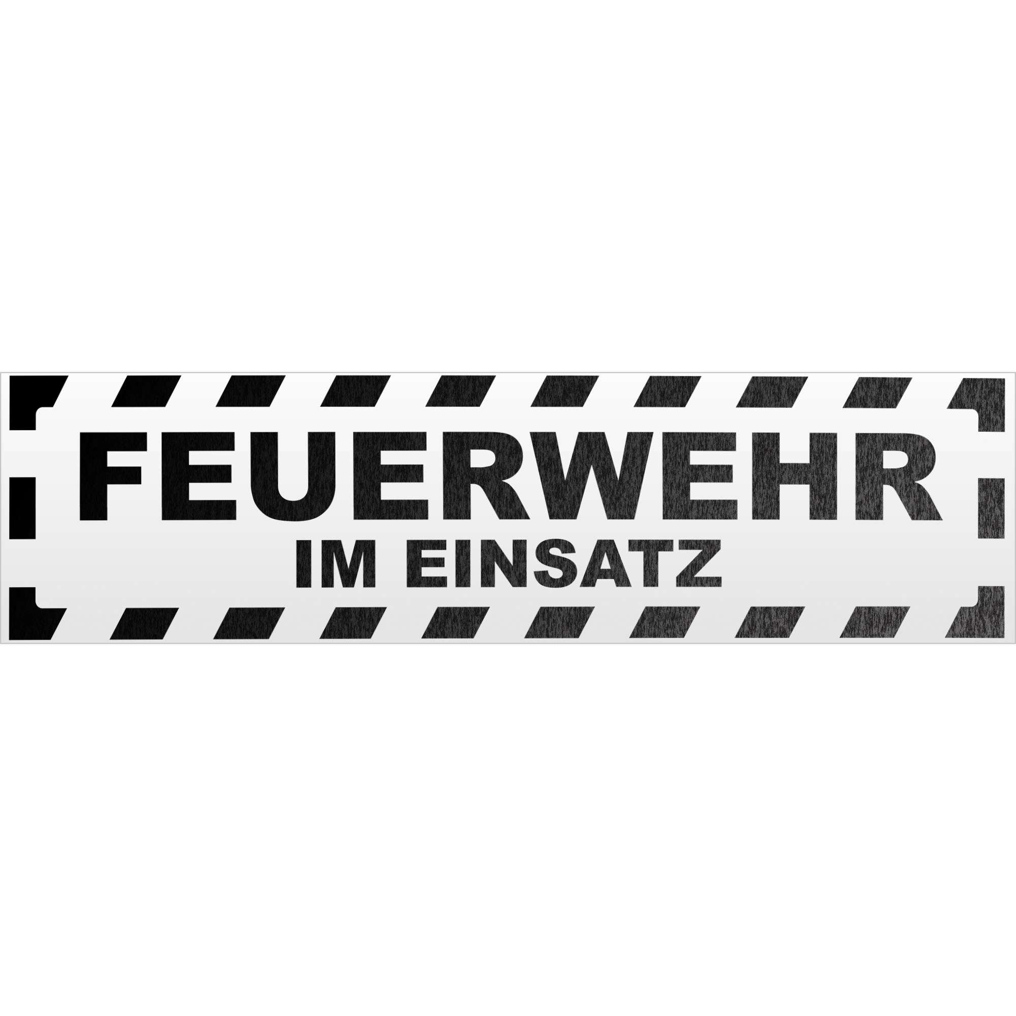 Feuerwehr im Einsatz gestreift Magnetschild Schild magnetisch - Picture 25 of 25