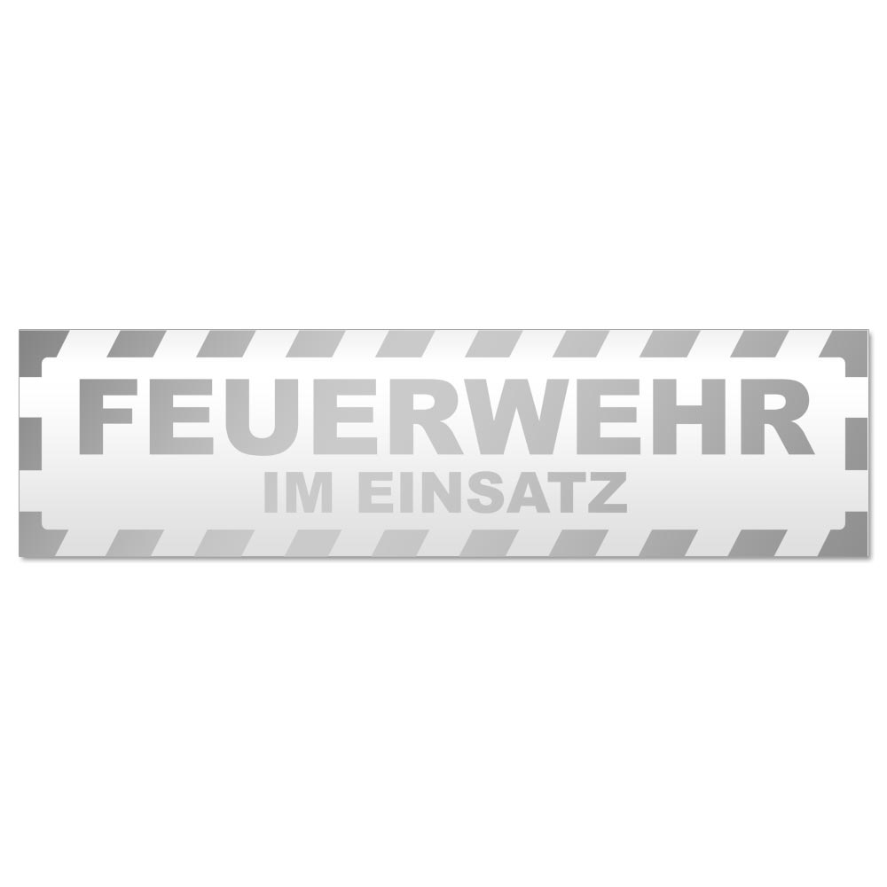 Feuerwehr im Einsatz gestreift Magnetschild Schild magnetisch - Picture 11 of 25