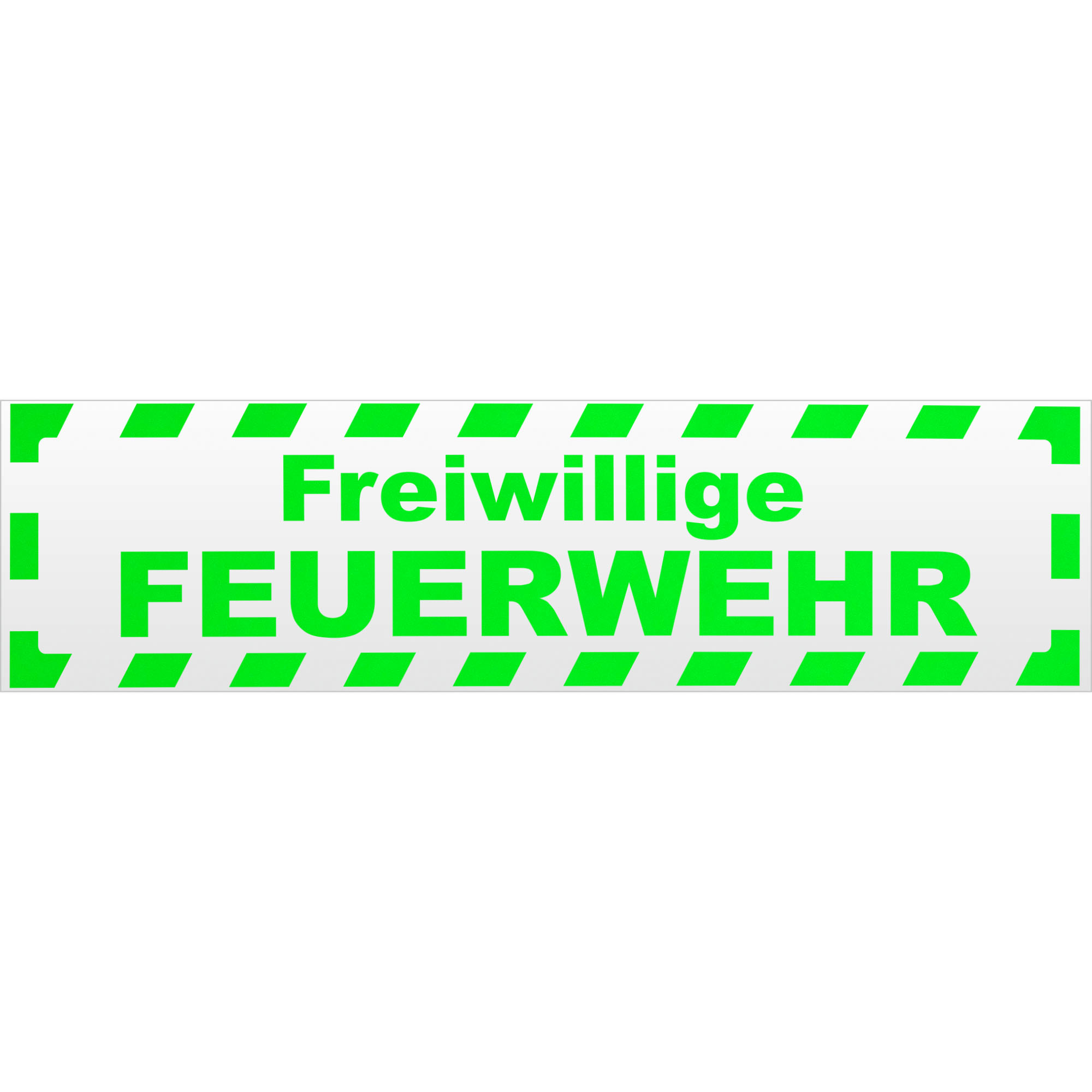 Freiwillige Feuerwehr gestreift Magnetschild Schild magnetisch - Picture 19 of 25