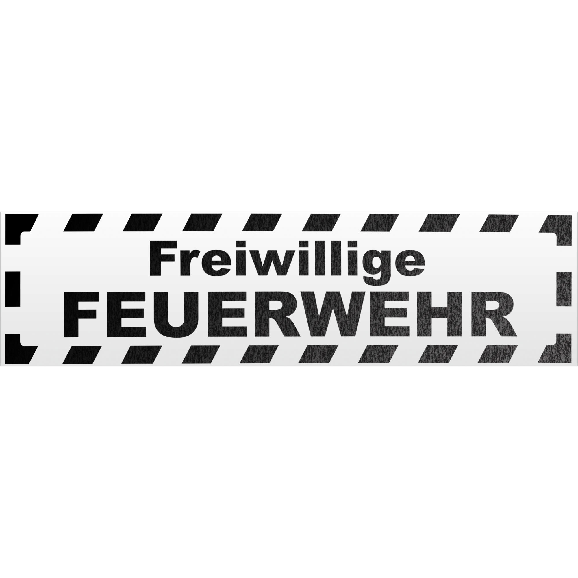 Freiwillige Feuerwehr gestreift Magnetschild Schild magnetisch - Picture 25 of 25