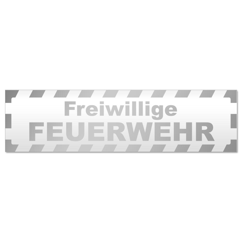 Freiwillige Feuerwehr gestreift Magnetschild Schild magnetisch - Picture 11 of 25