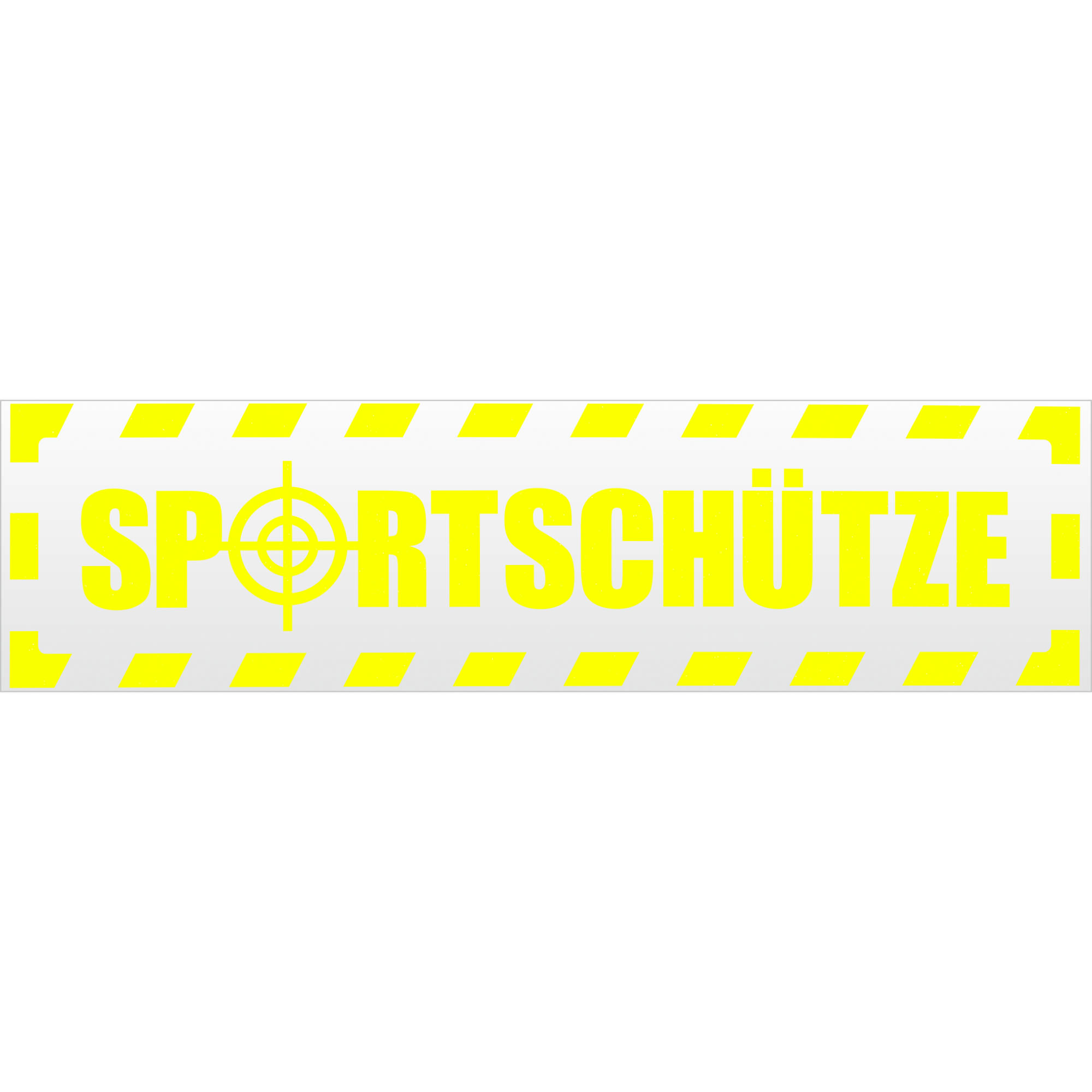 Sportschütze gestreift Magnetschild Schild magnetisch - Picture 16 of 25