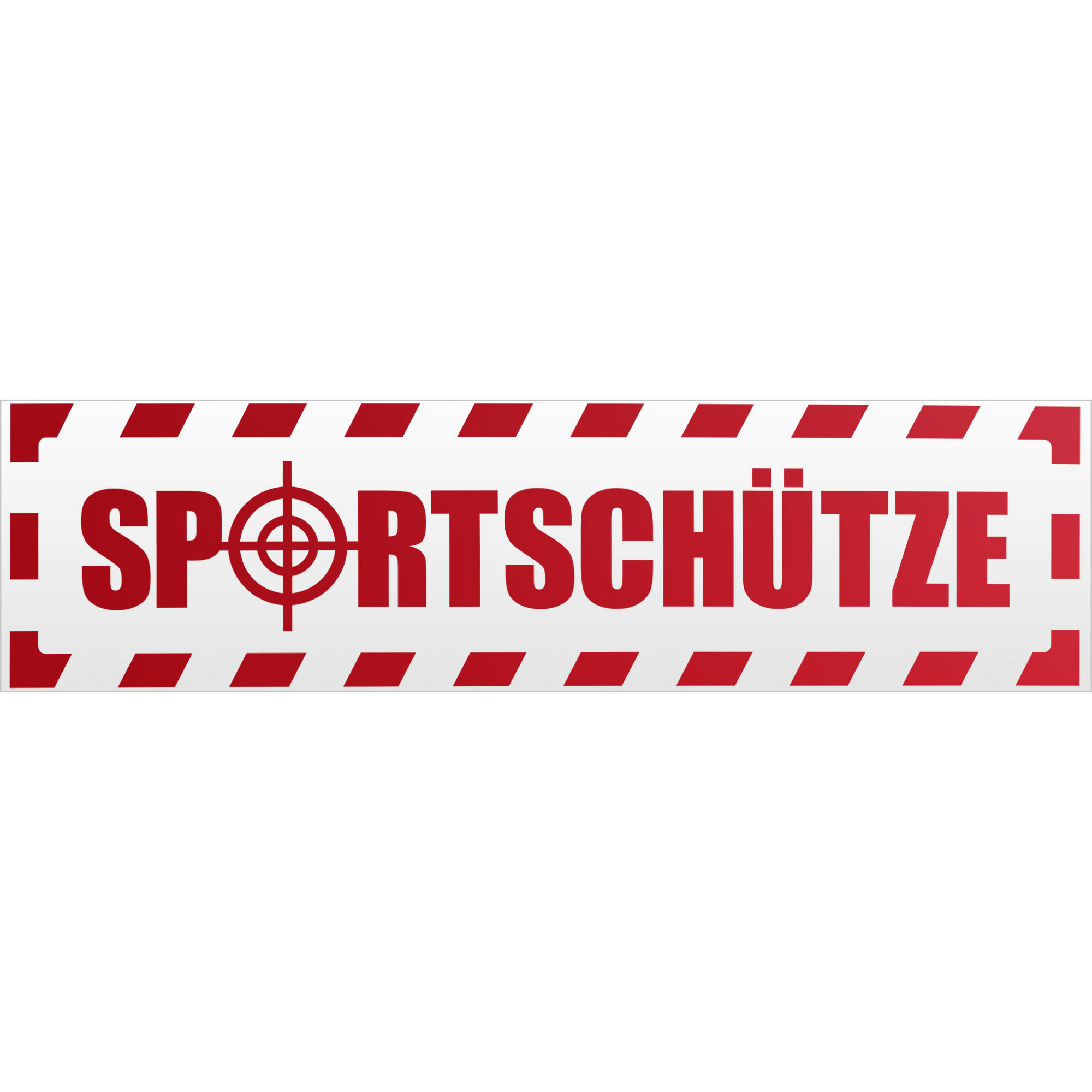 Sportschütze gestreift Magnetschild Schild magnetisch - Picture 22 of 25
