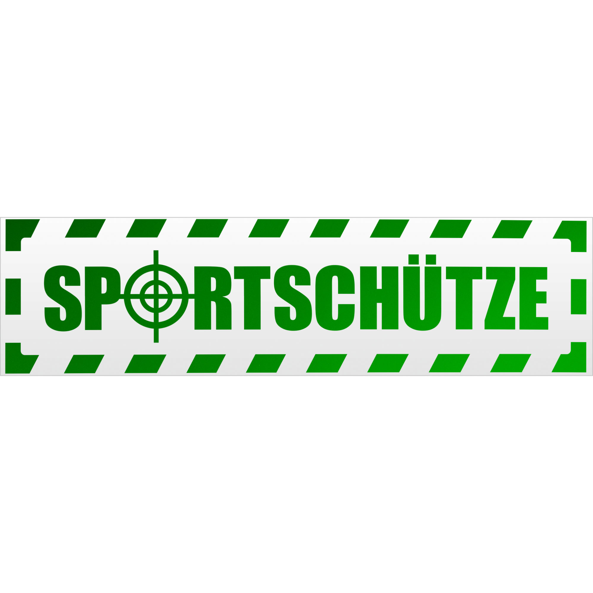 Sportschütze gestreift Magnetschild Schild magnetisch - Picture 23 of 25