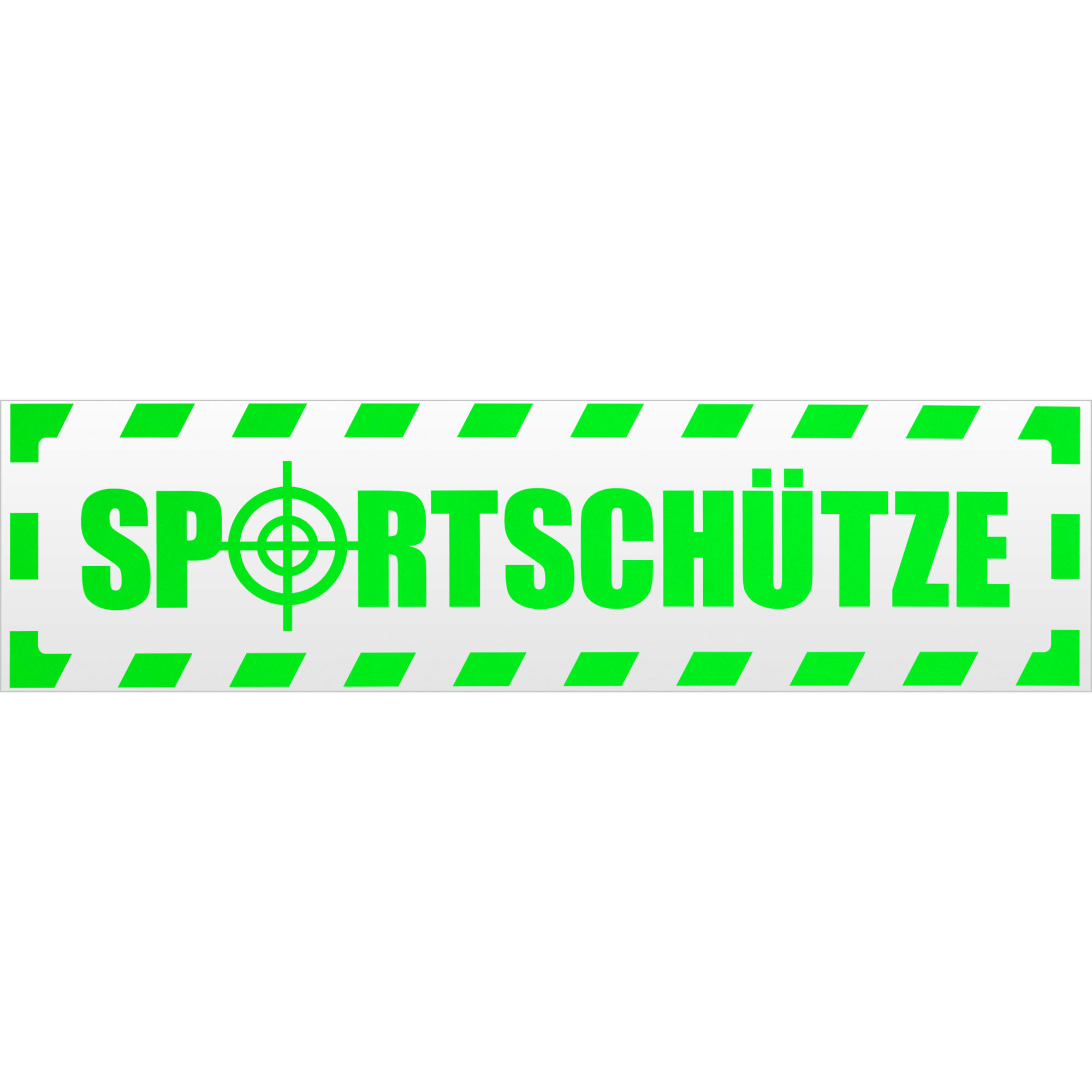 Sportschütze gestreift Magnetschild Schild magnetisch - Picture 19 of 25