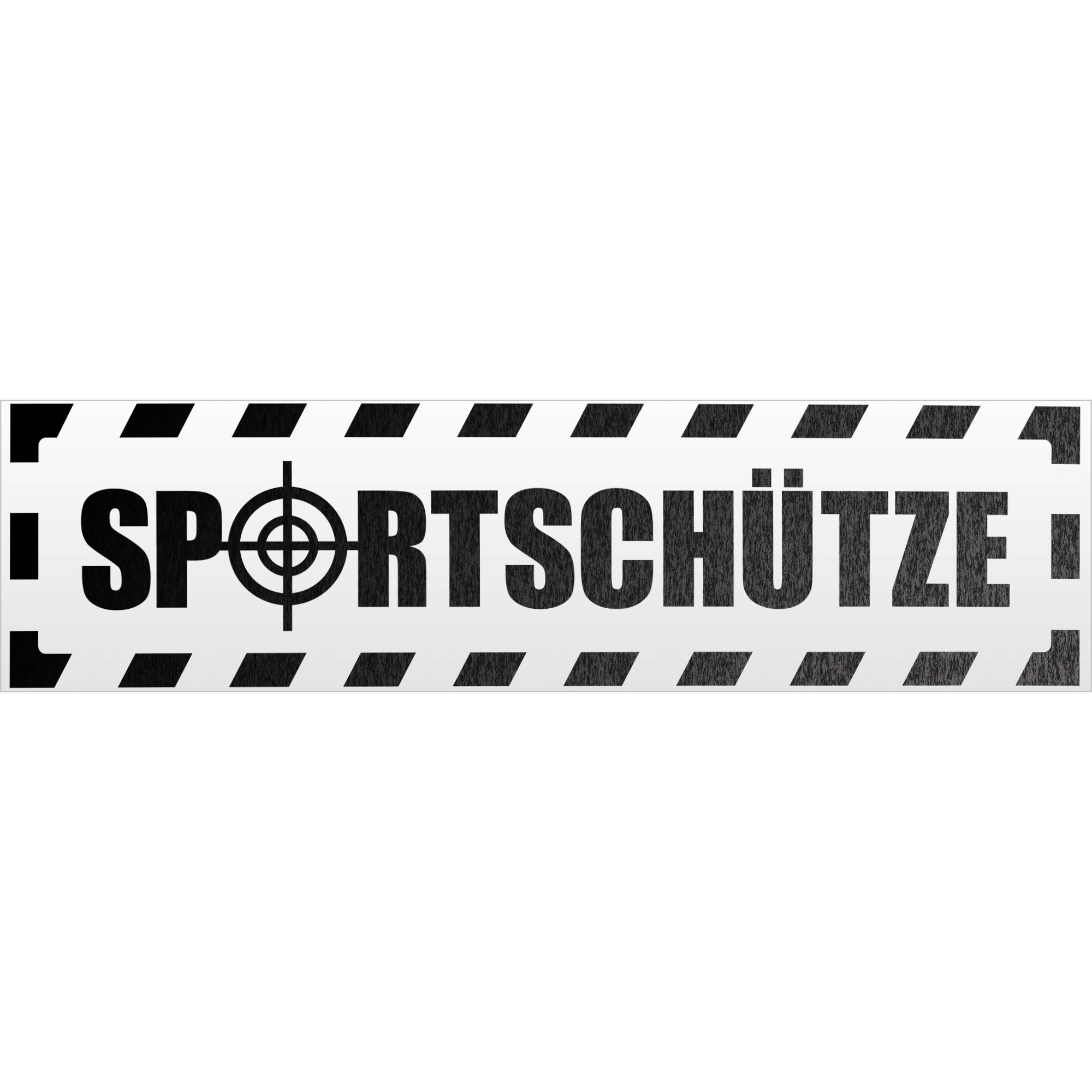 Sportschütze gestreift Magnetschild Schild magnetisch - Picture 25 of 25