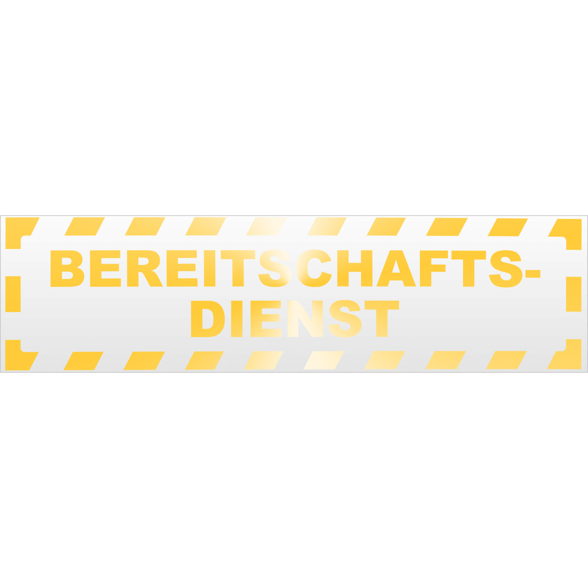 Bereitschaftsdienst gestreift Magnetschild Schild magnetisch - Picture 21 of 25